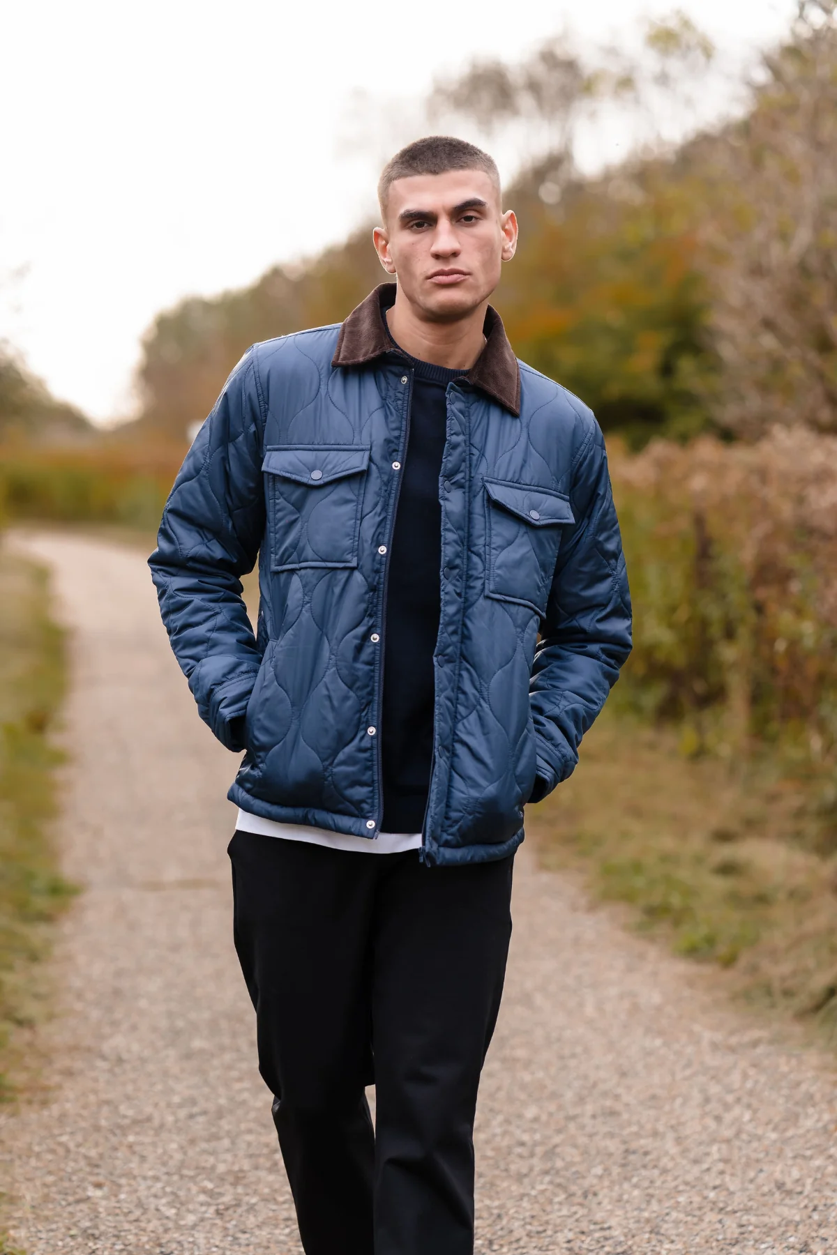 Steppjacke - Marineblau - Image 6