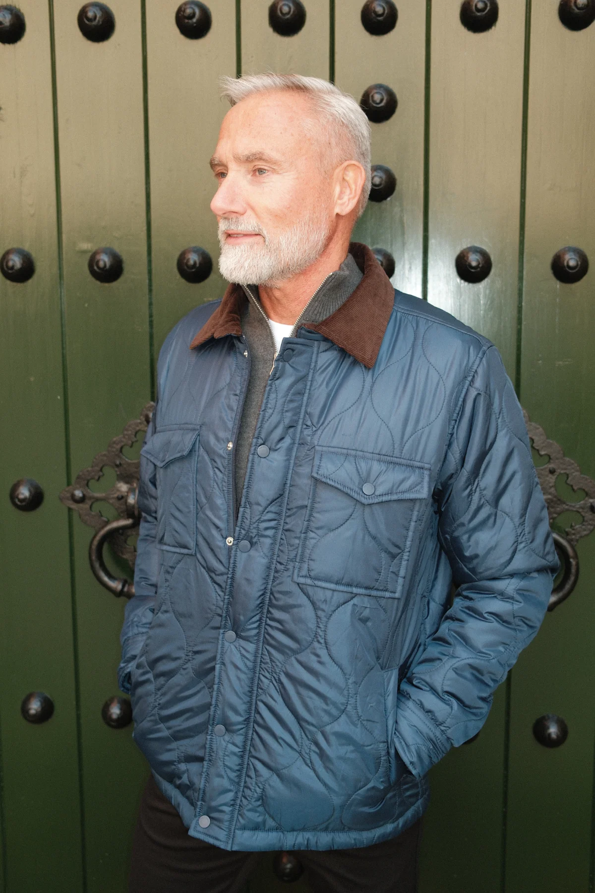 Steppjacke - Marineblau - Image 7