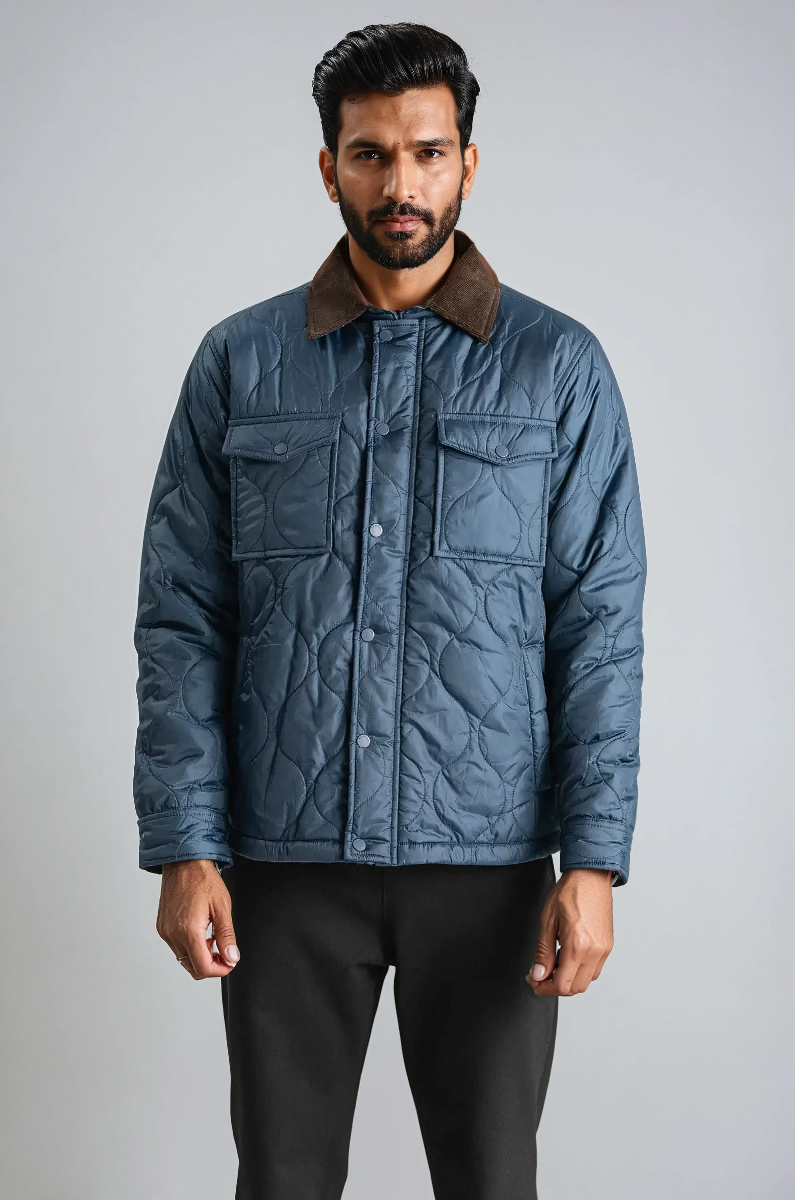 Steppjacke - Marineblau - Image 8