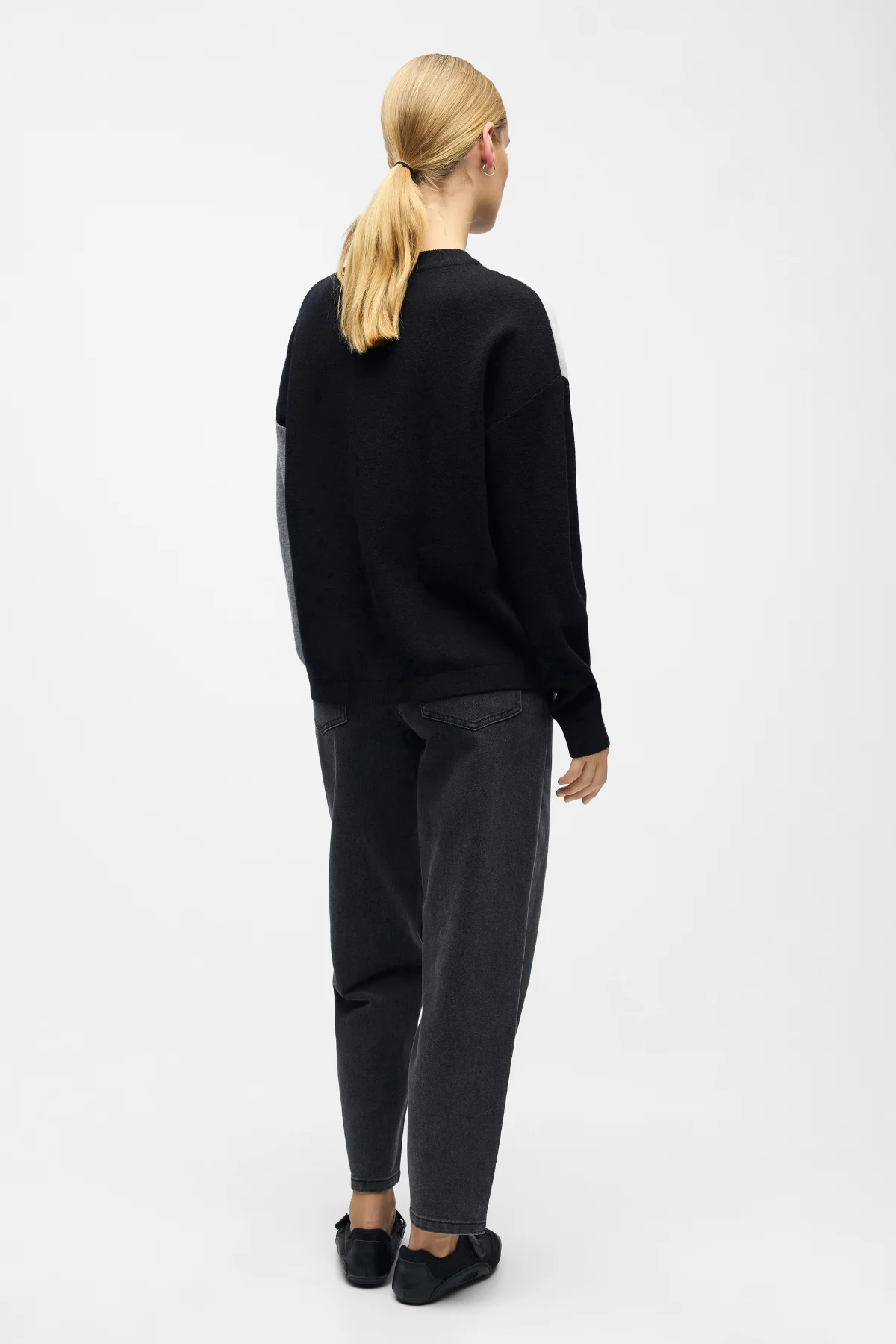 Ray Strickpullover - schwarze Sandschale - Image 4