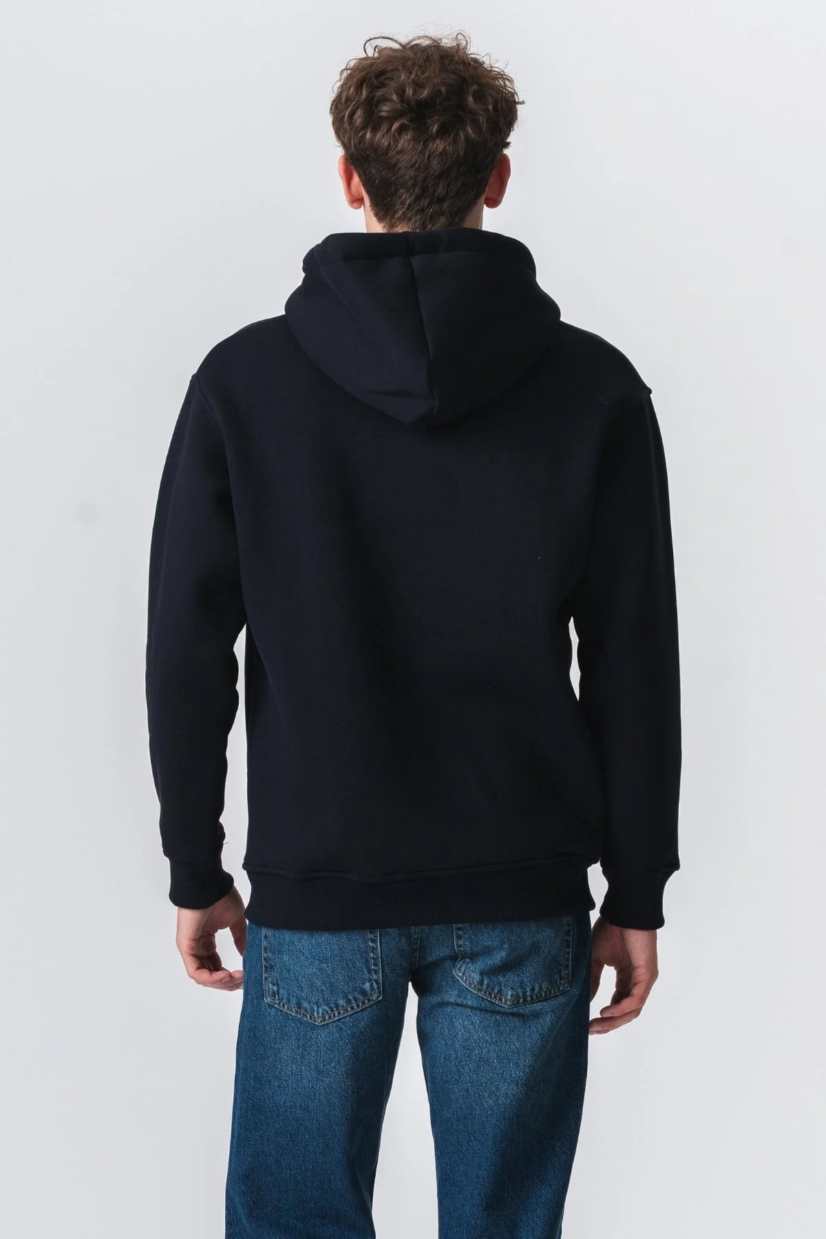 Entspannter Zip Hoodie - Marine - Image 3