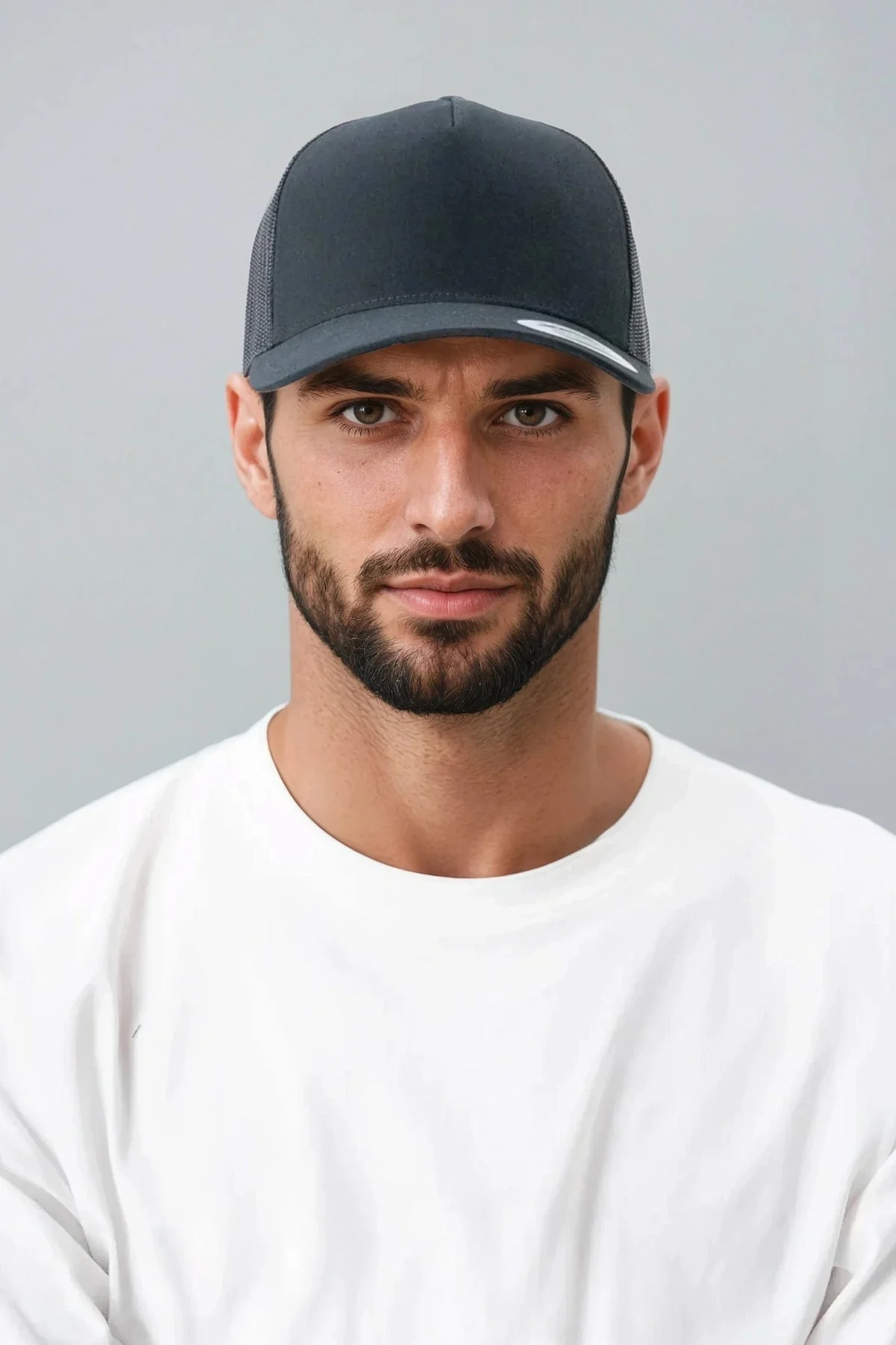 Retro Trucker Cap - Schwarz
