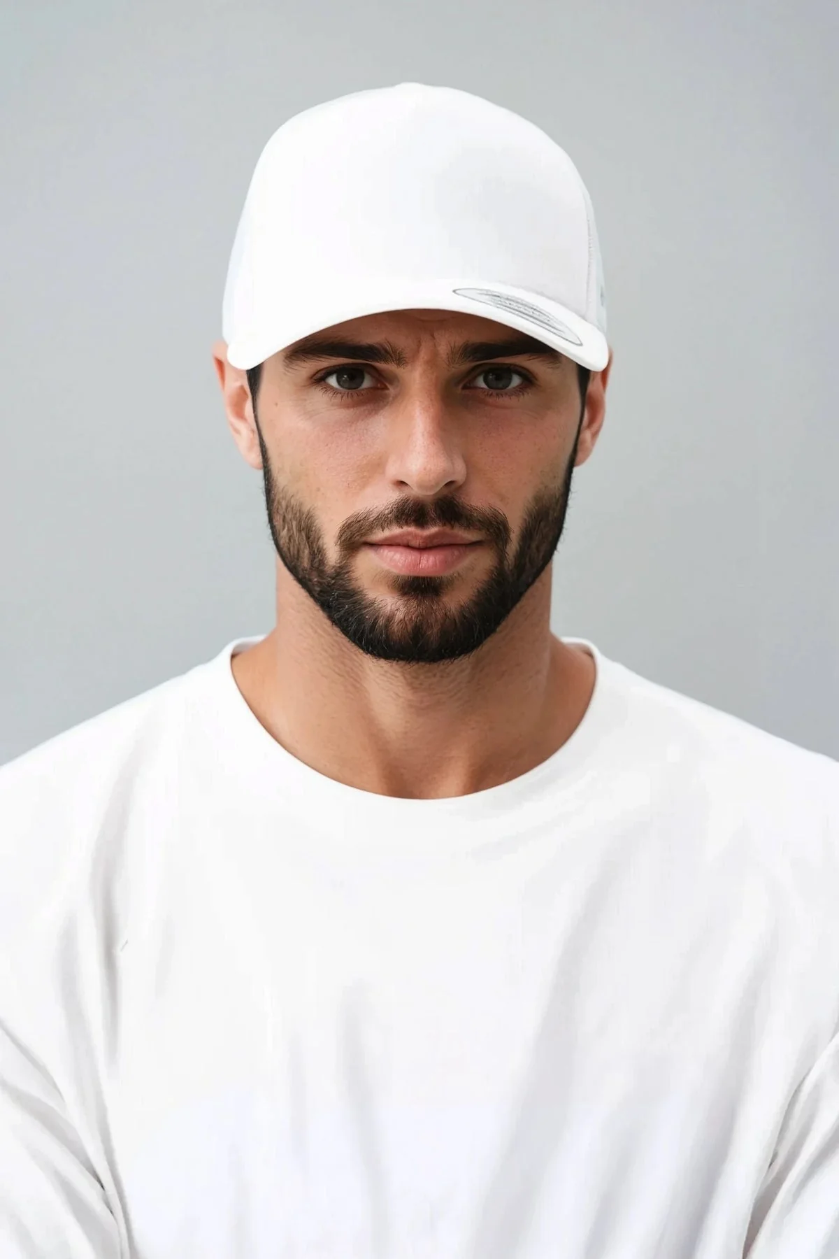 Retro Trucker Cap - Weiß