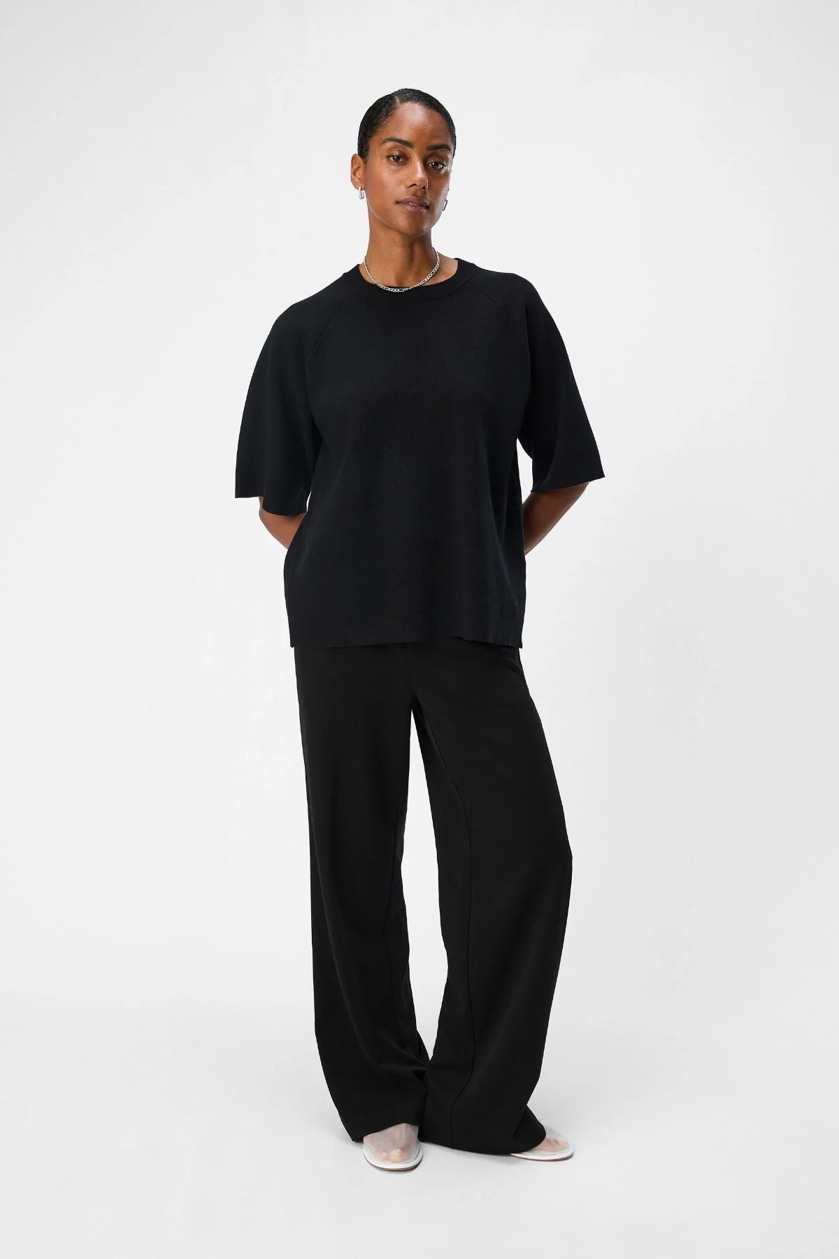 Reynard 2/4-Strickpullover - Schwarz - Image 4