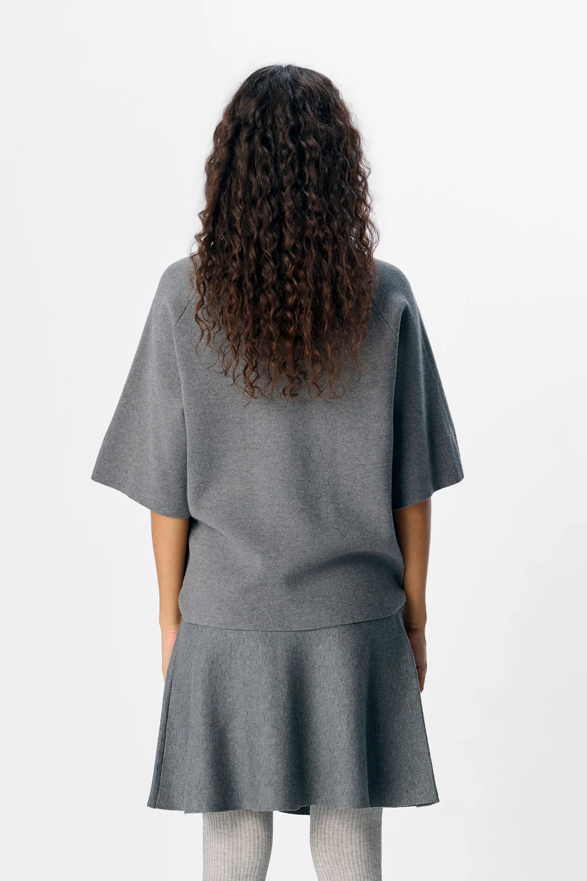 Reynard 2/4 Strickpullover - mittelgraue Melange - Image 5