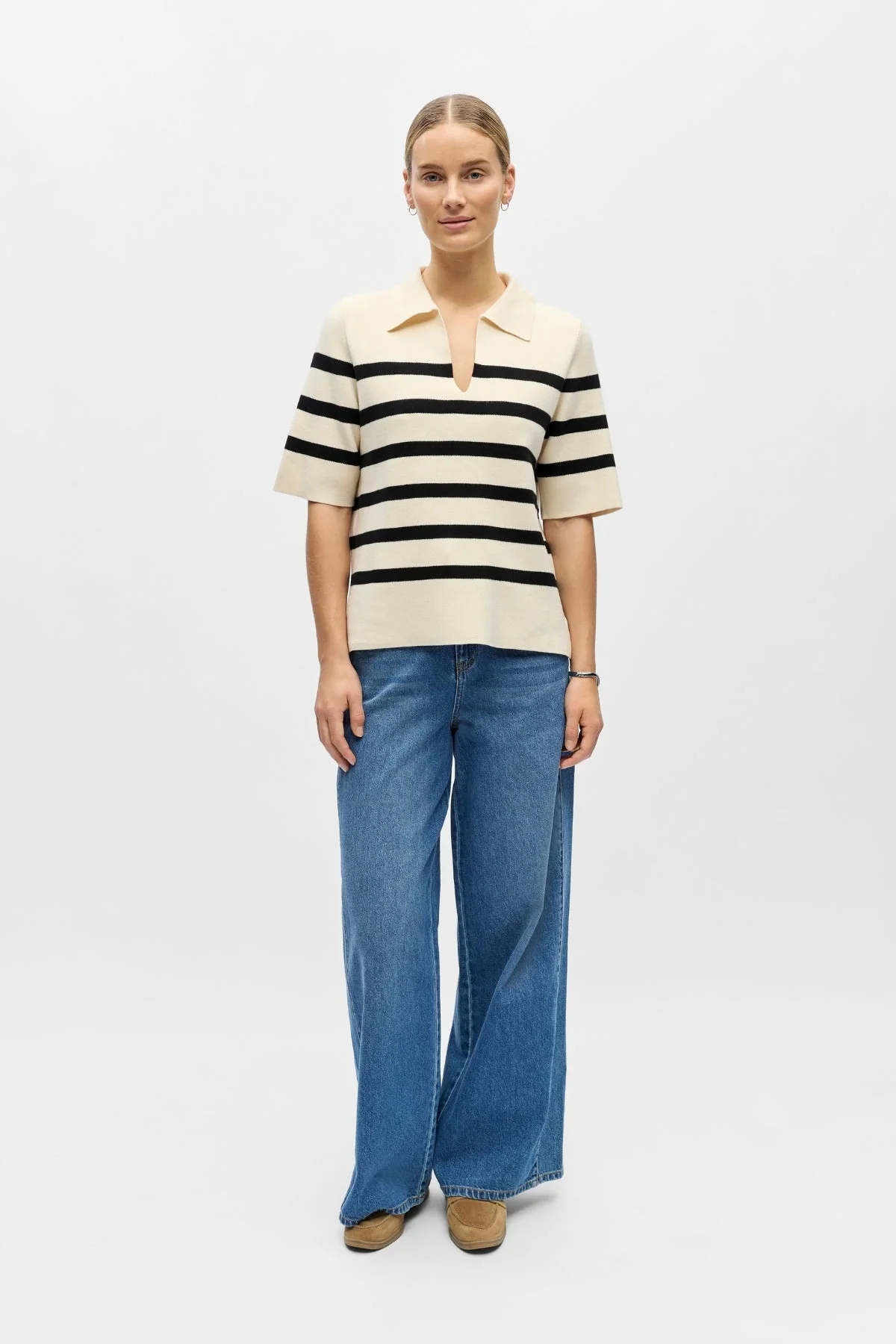 Reynard Polo Knit – Sandshell - Image 2