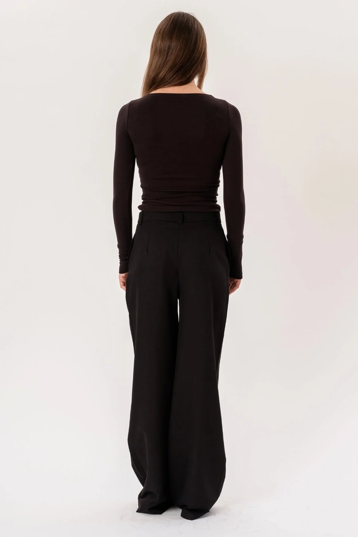 Rosalie Wide Pants - Schwarz - Image 5