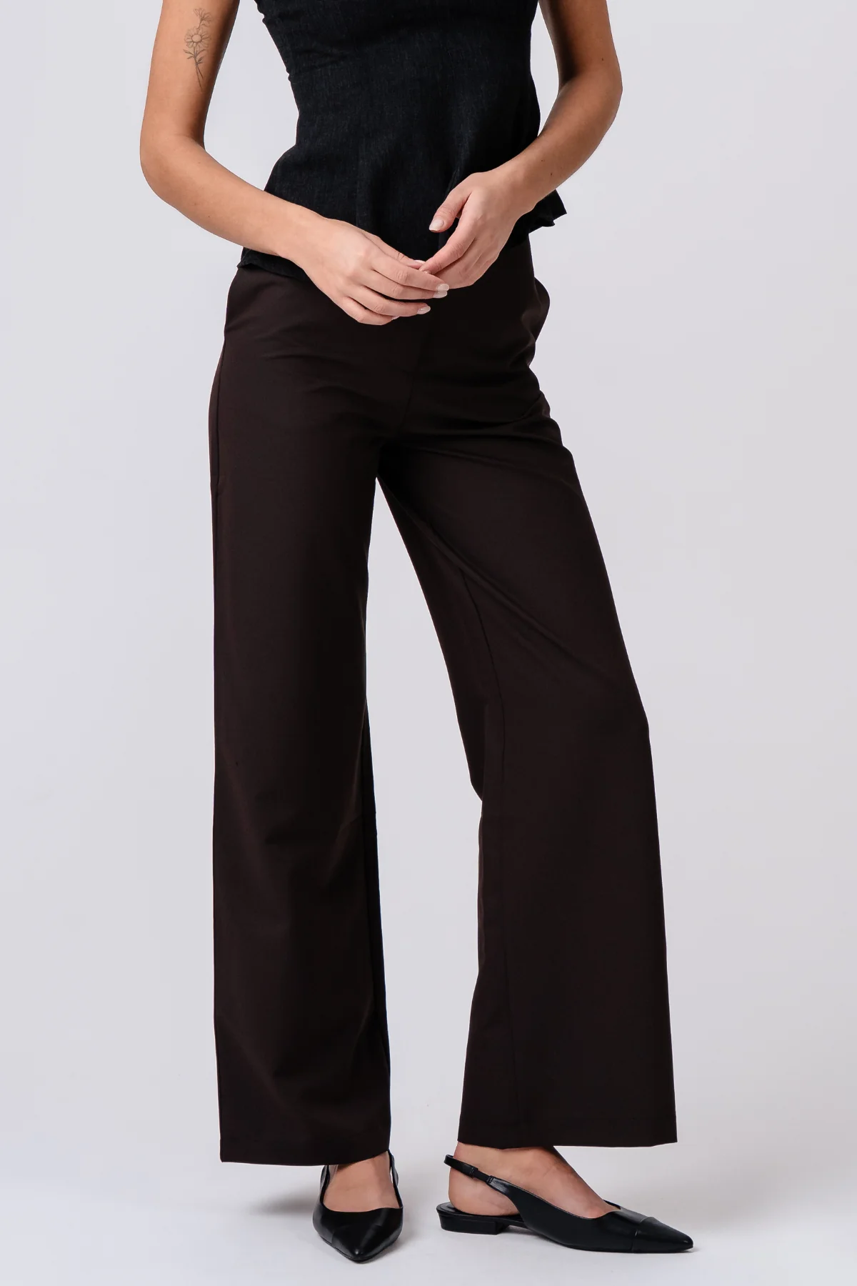 Rosalie Wide Pants - Braun