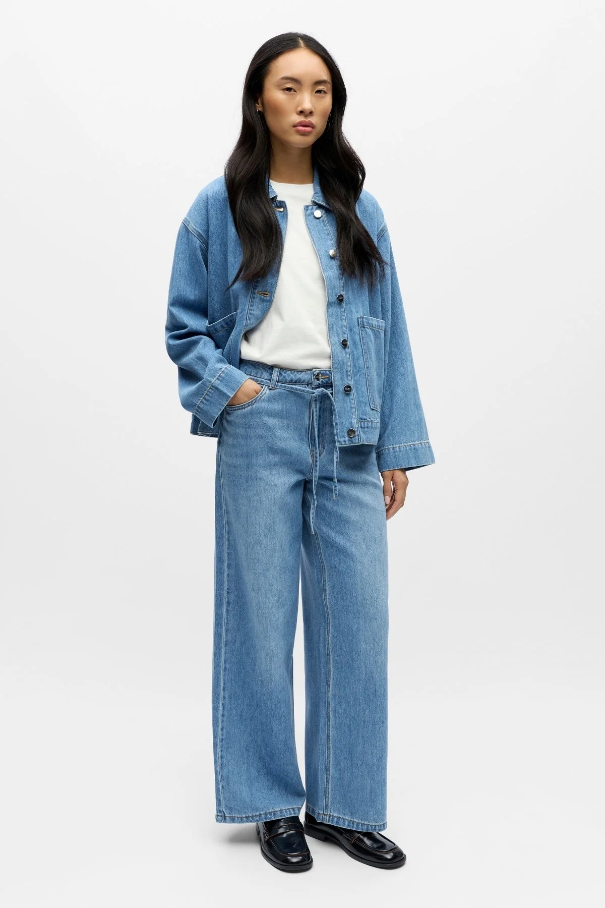 Rosie Wide Jeans – Hellblauer Denim - Image 2