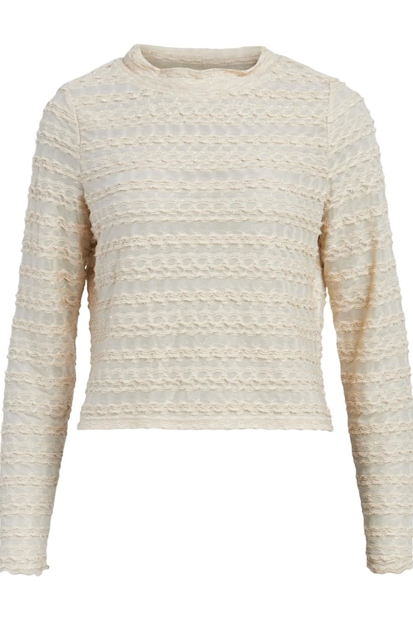 Runa Langærmet Bluse - Sandschale - Image 4