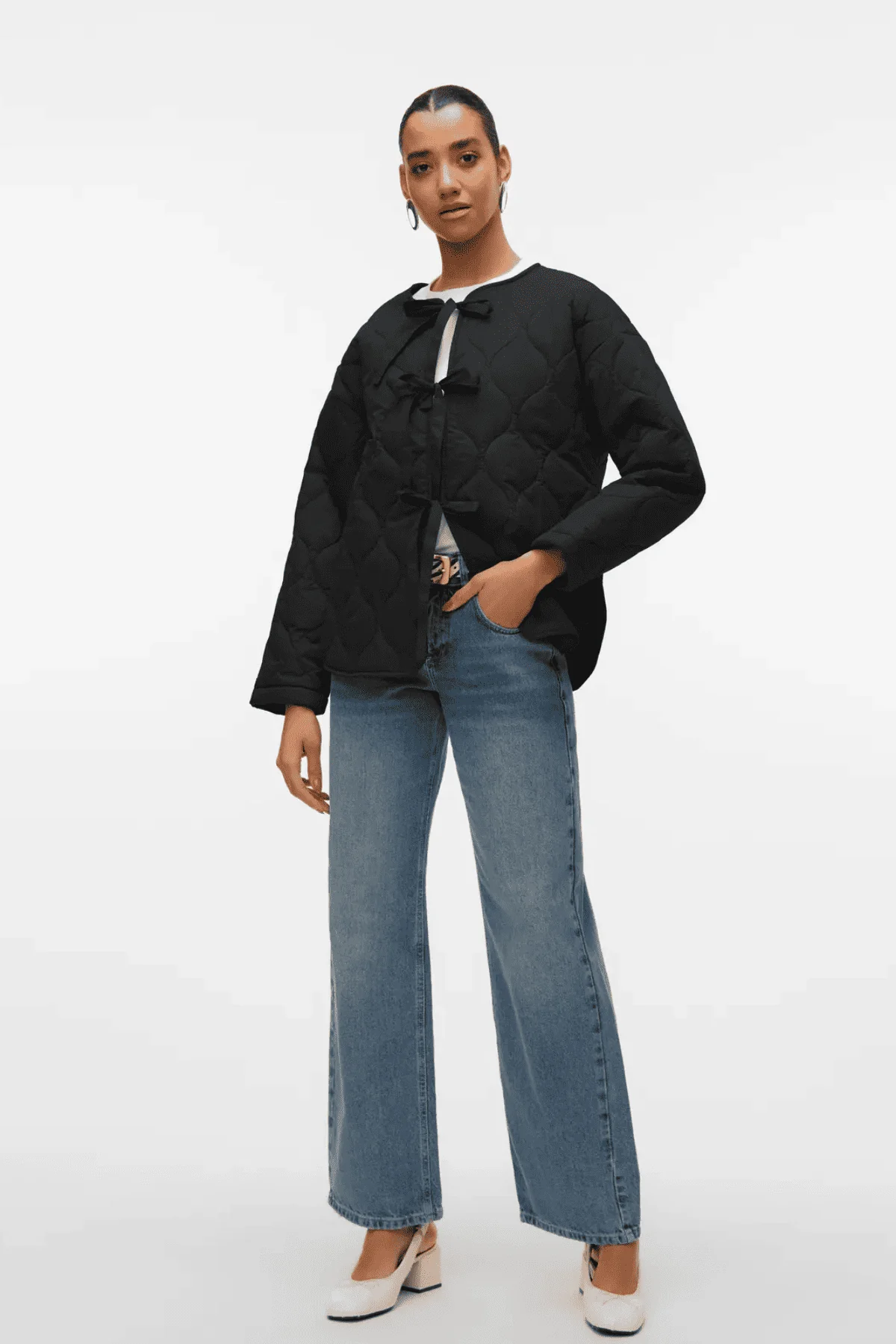 Sabine Ls gesteppte Jacke - Schwarz - Image 4