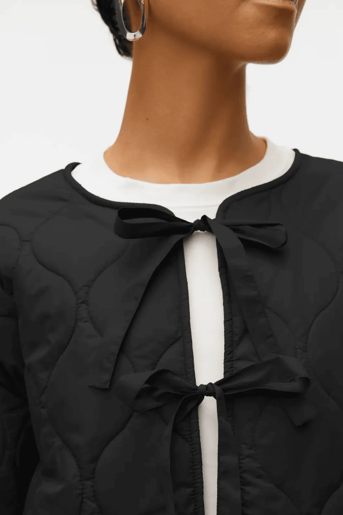 Sabine Ls gesteppte Jacke - Schwarz - Image 5