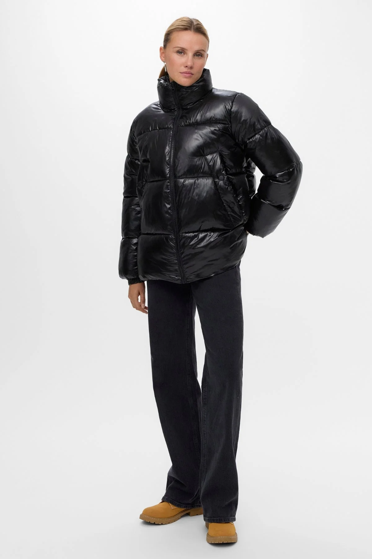 Kurze Jacke Sabrina - Schwarz - Image 2