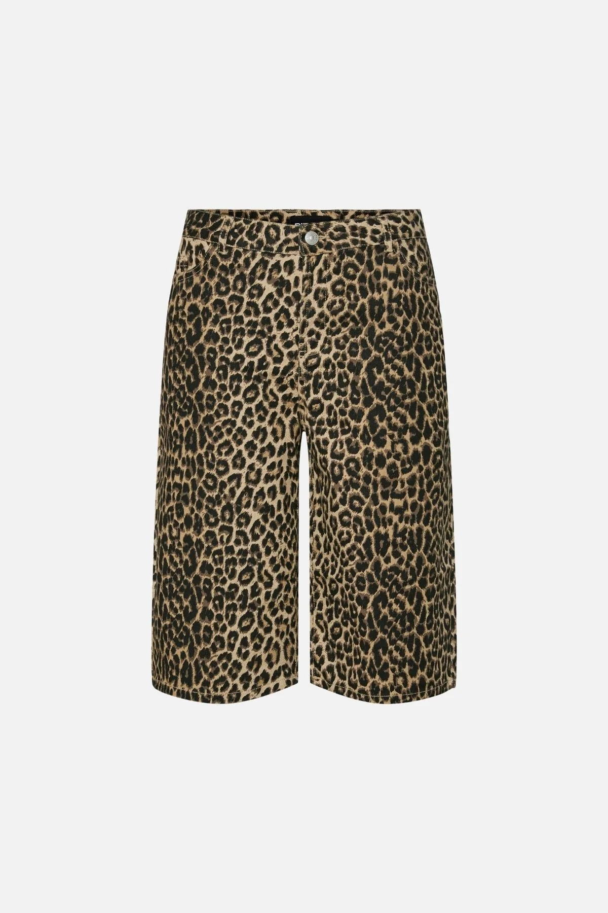 Salume Wide Jeans Shorts - Weißer Pfeffer -Leo - Image 5