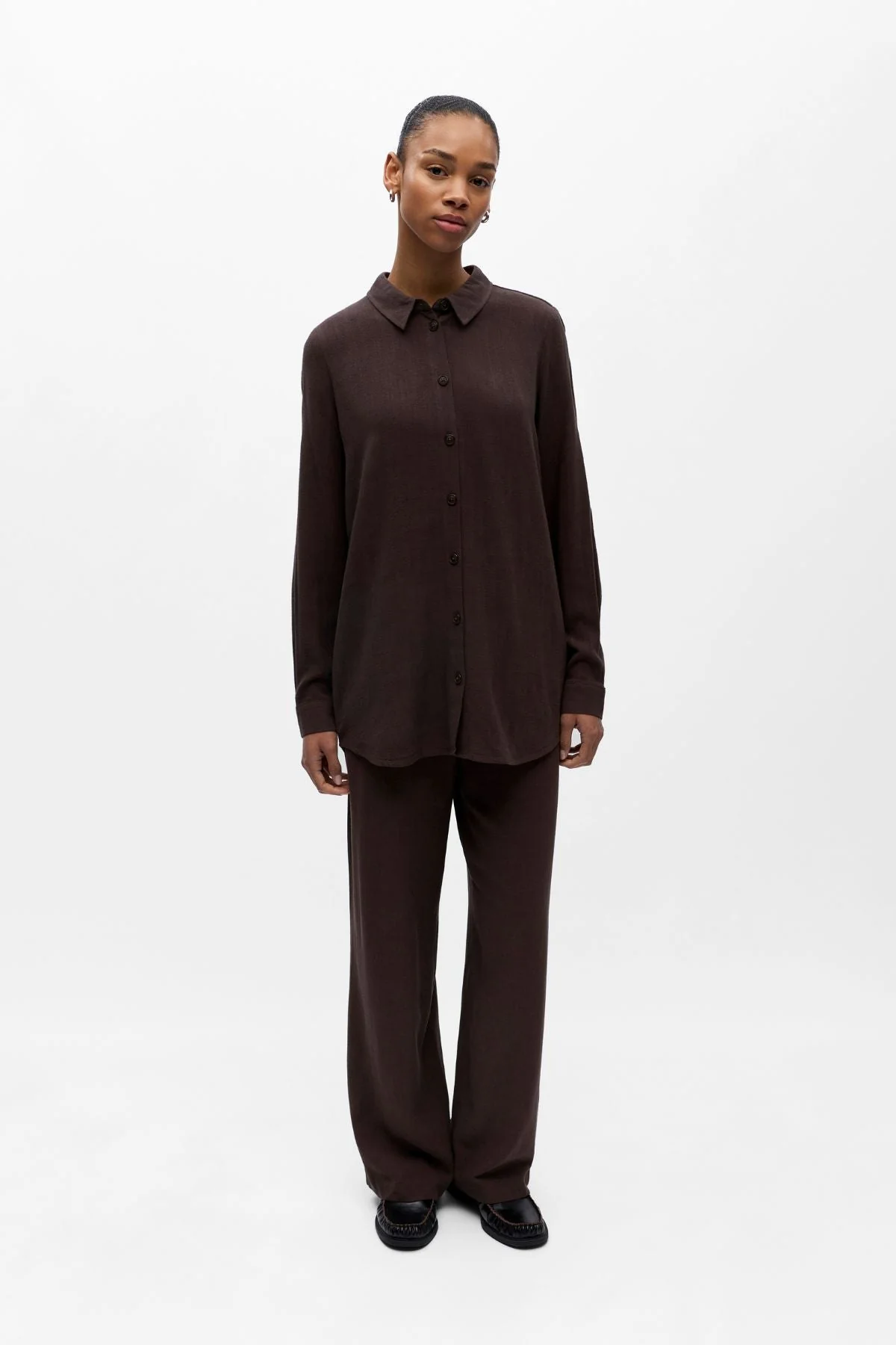 Sanne Hemd - Seal Brown - Image 2