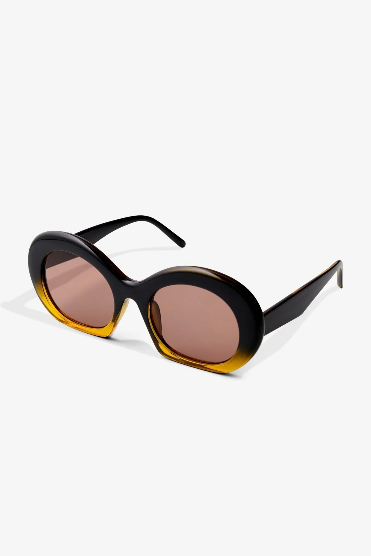 Sara Sonnenbrille - Schwarz/Hellbraun