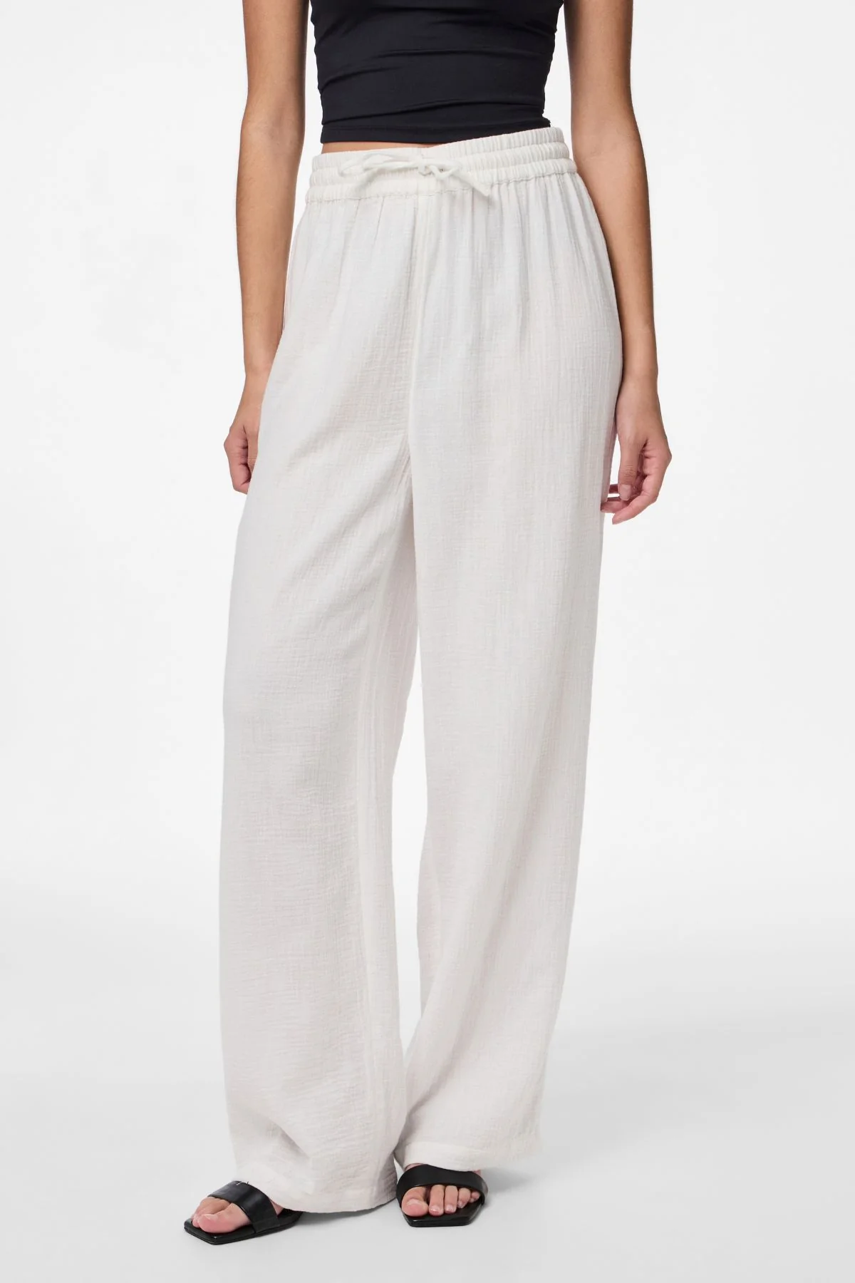 Sastina High-Waisted Wide Pants - Wolkentänzer