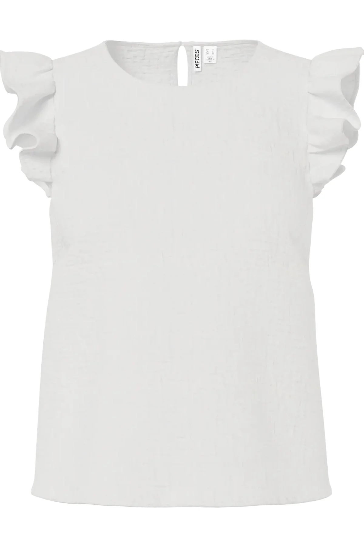 Sastina O-Neck Top – Cloud Dancer