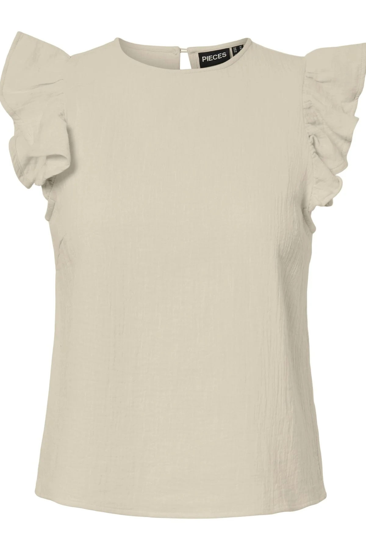 Sastina O-Neck Top – Silver Lining