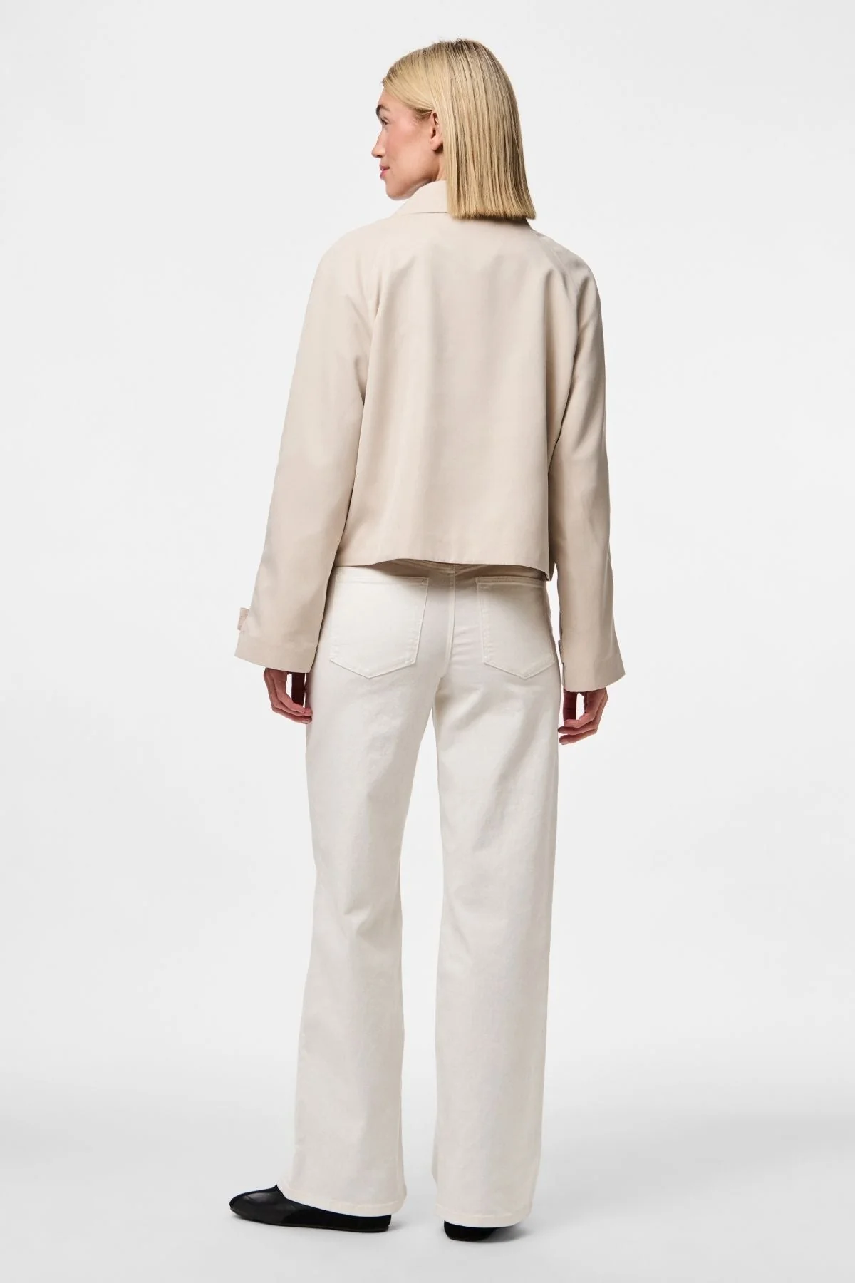 Scarlett Kurzer Trenchcoat - Silbergrau - Image 4