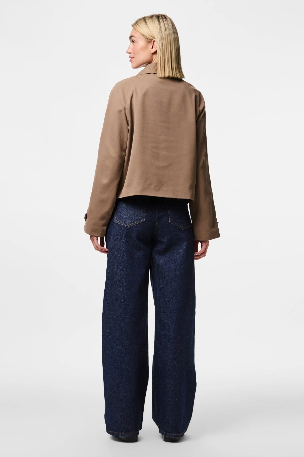 Scarlett Kurzer Trenchcoat – Braune Linsen - Image 4