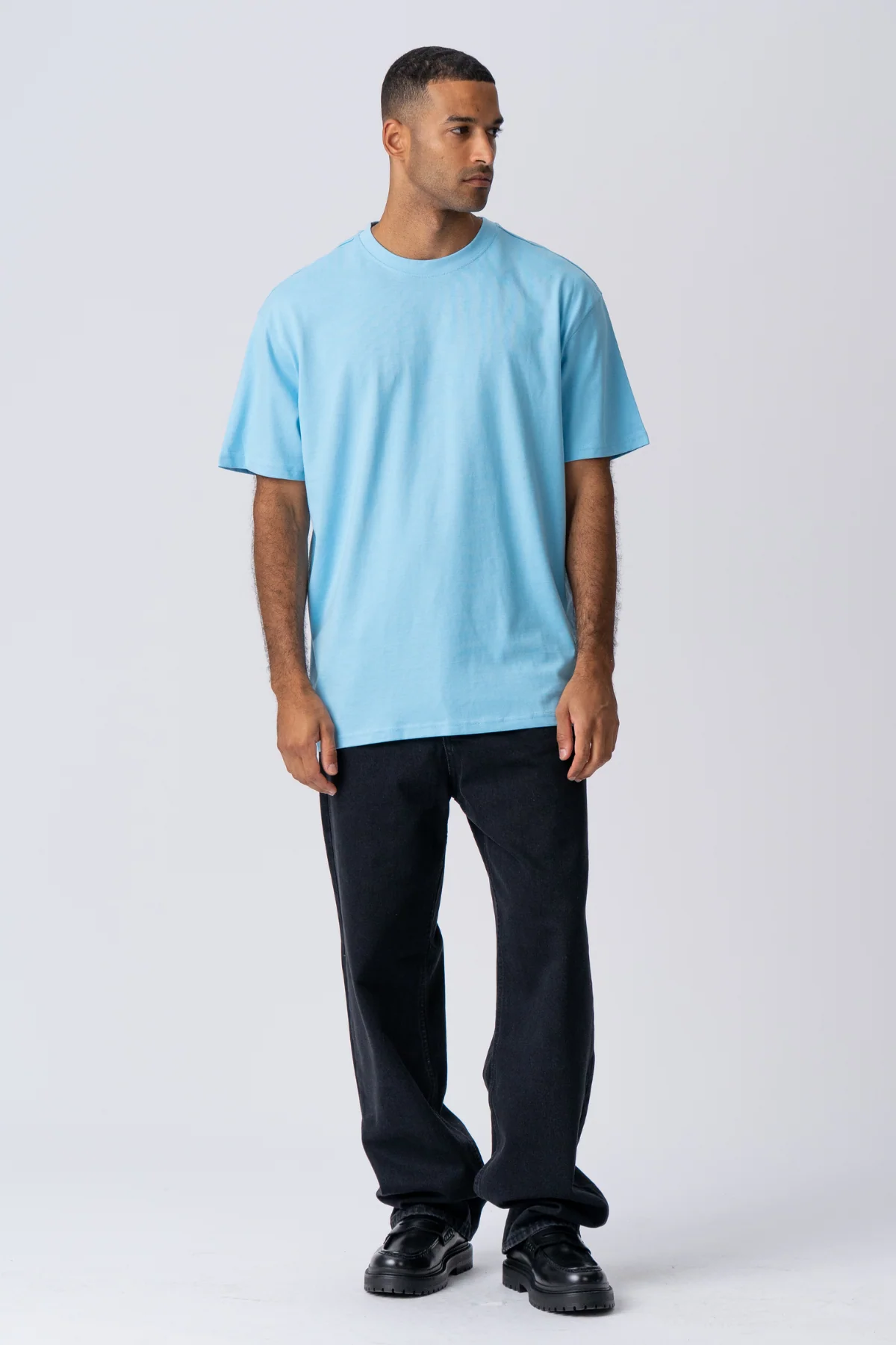 Schwer Oversized T -Shirt - Baltischblau - Image 2
