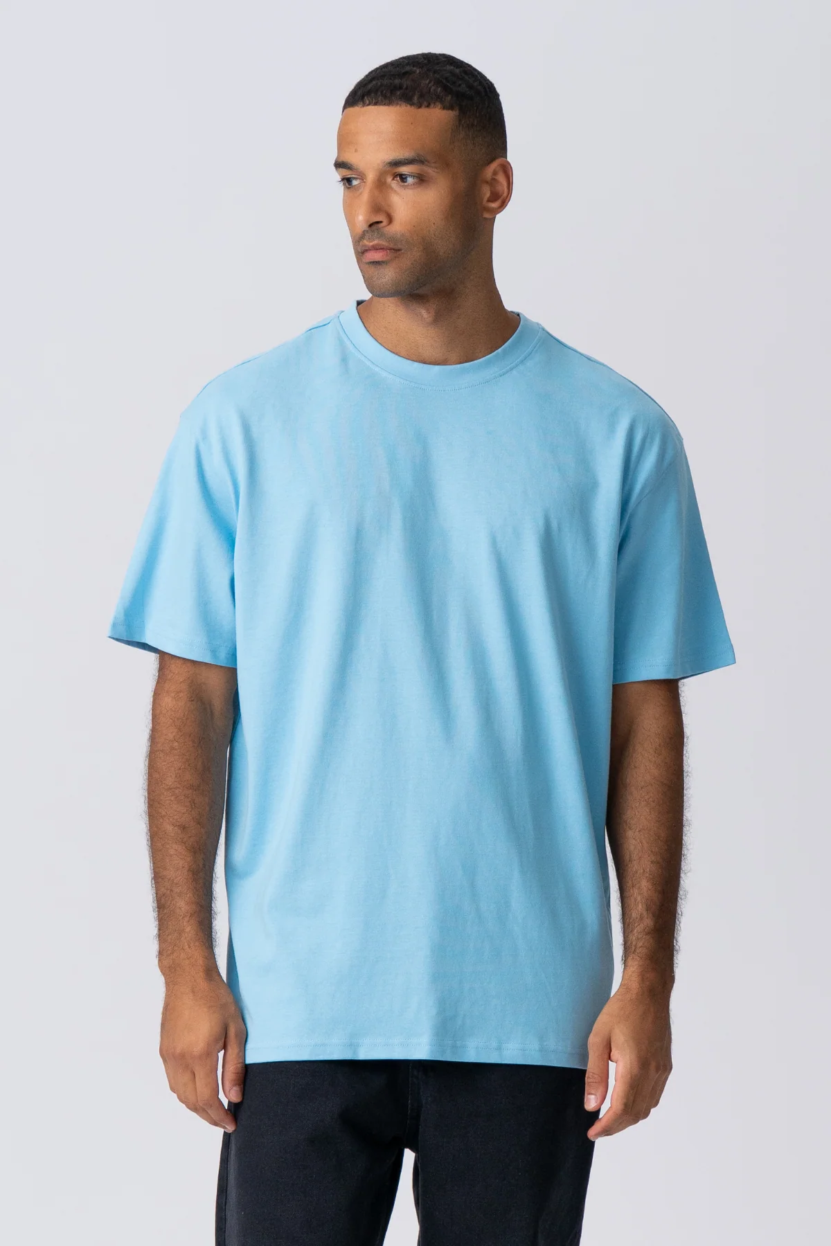 Schwer Oversized T -Shirt - Baltischblau - Image 3