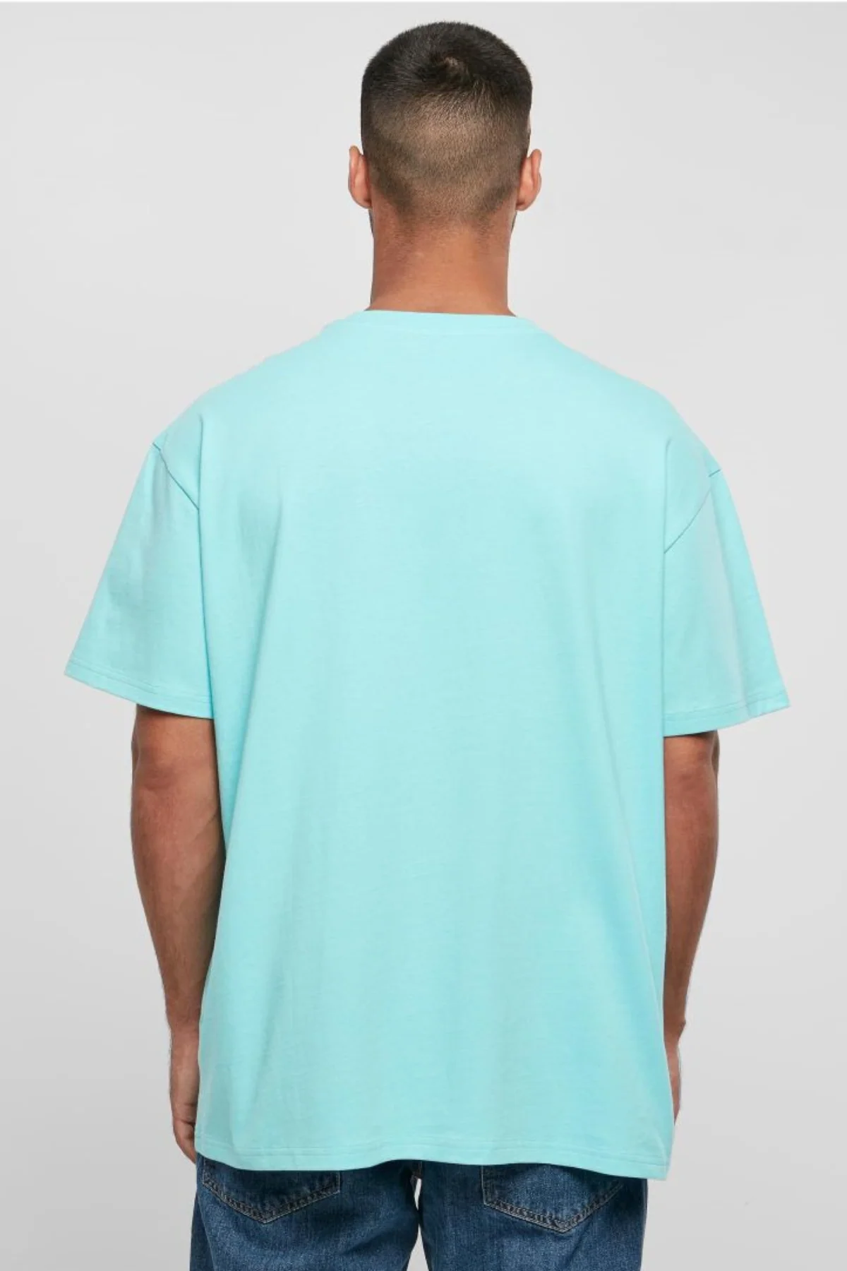Schwer Oversized T -Shirt - Berylblaublau - Image 4