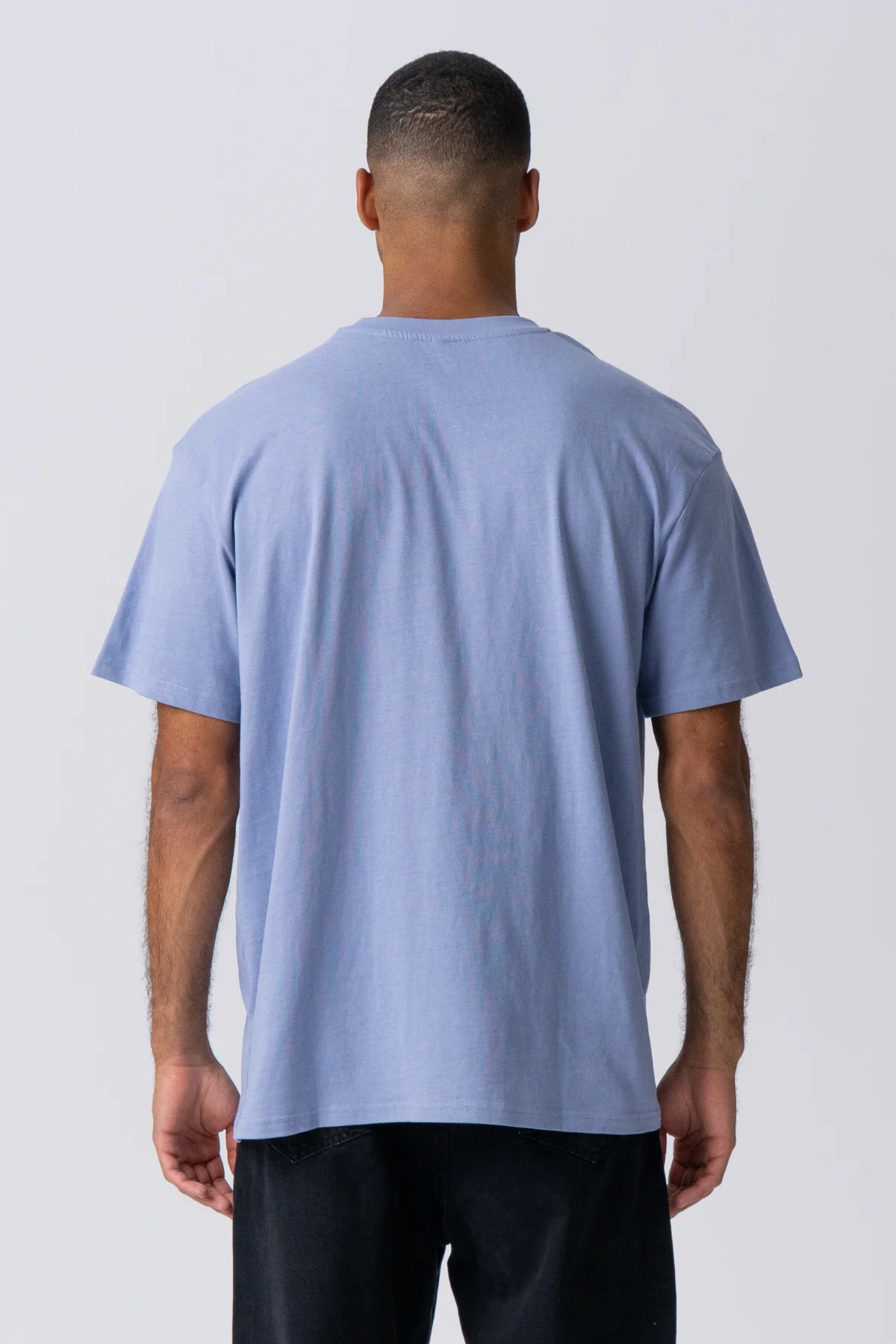 Schwer Oversized T -Shirt - Bratsche Blau - Image 4