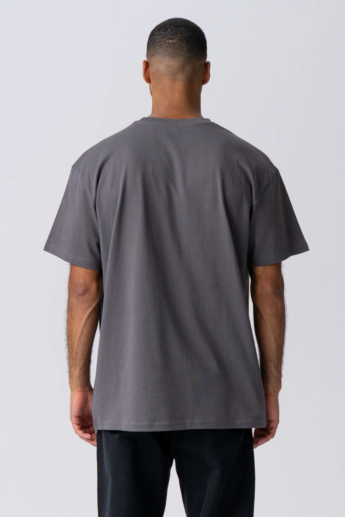 Schwer Oversized T -Shirt - Dunkelgrau - Image 4