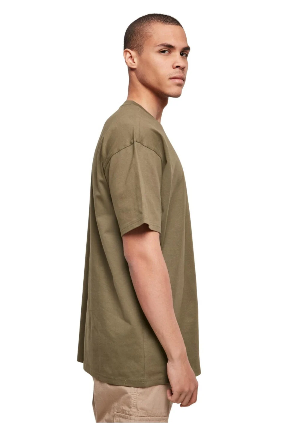 Schwer Oversized T -Shirt - Olive - Image 3