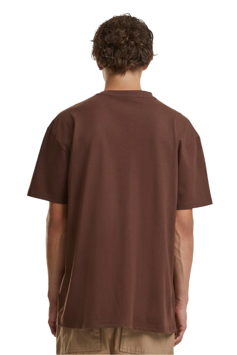 Schwer Oversized T -Shirt - Schokoladenbraun - Image 2