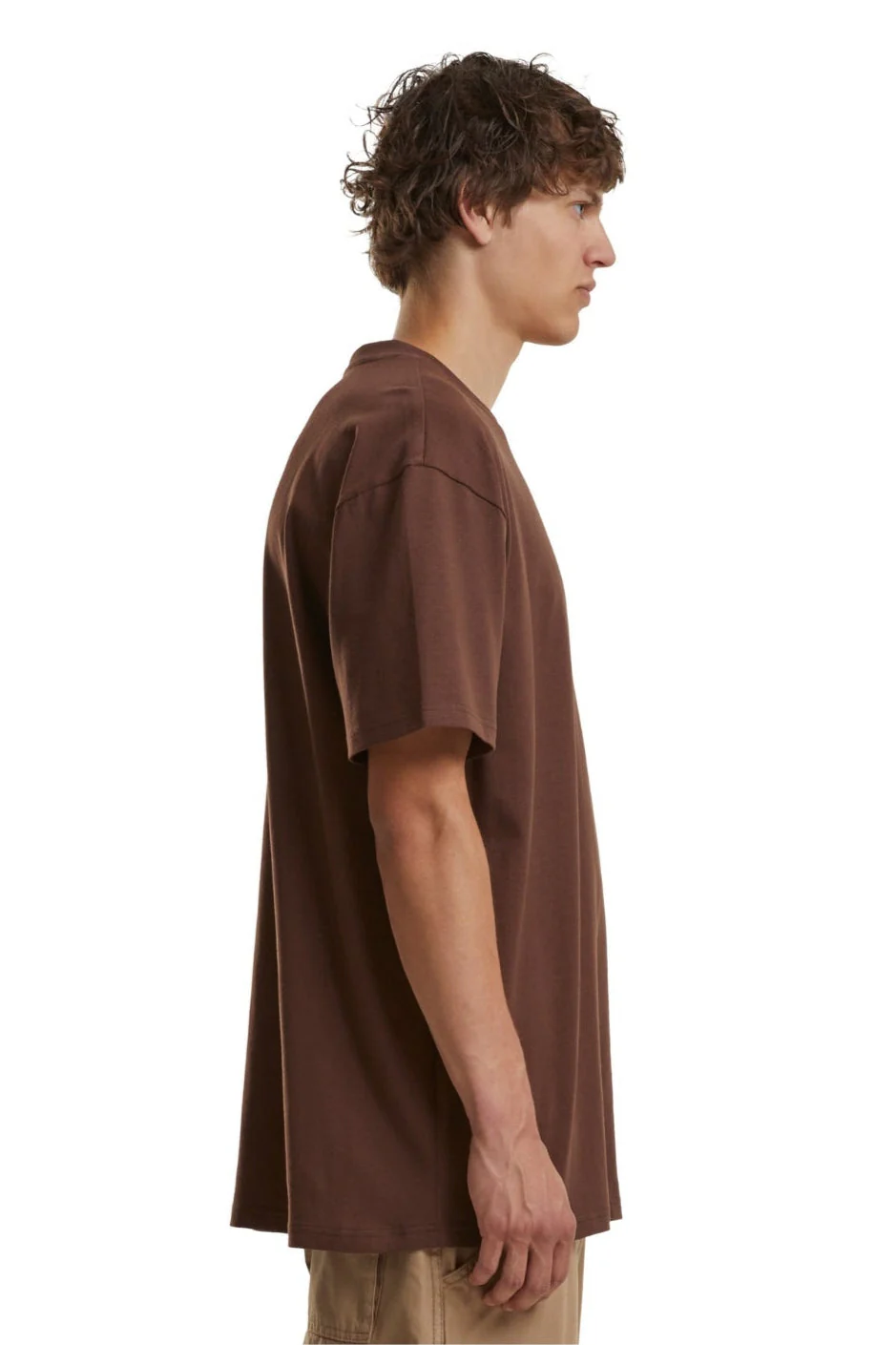 Schwer Oversized T -Shirt - Schokoladenbraun - Image 3