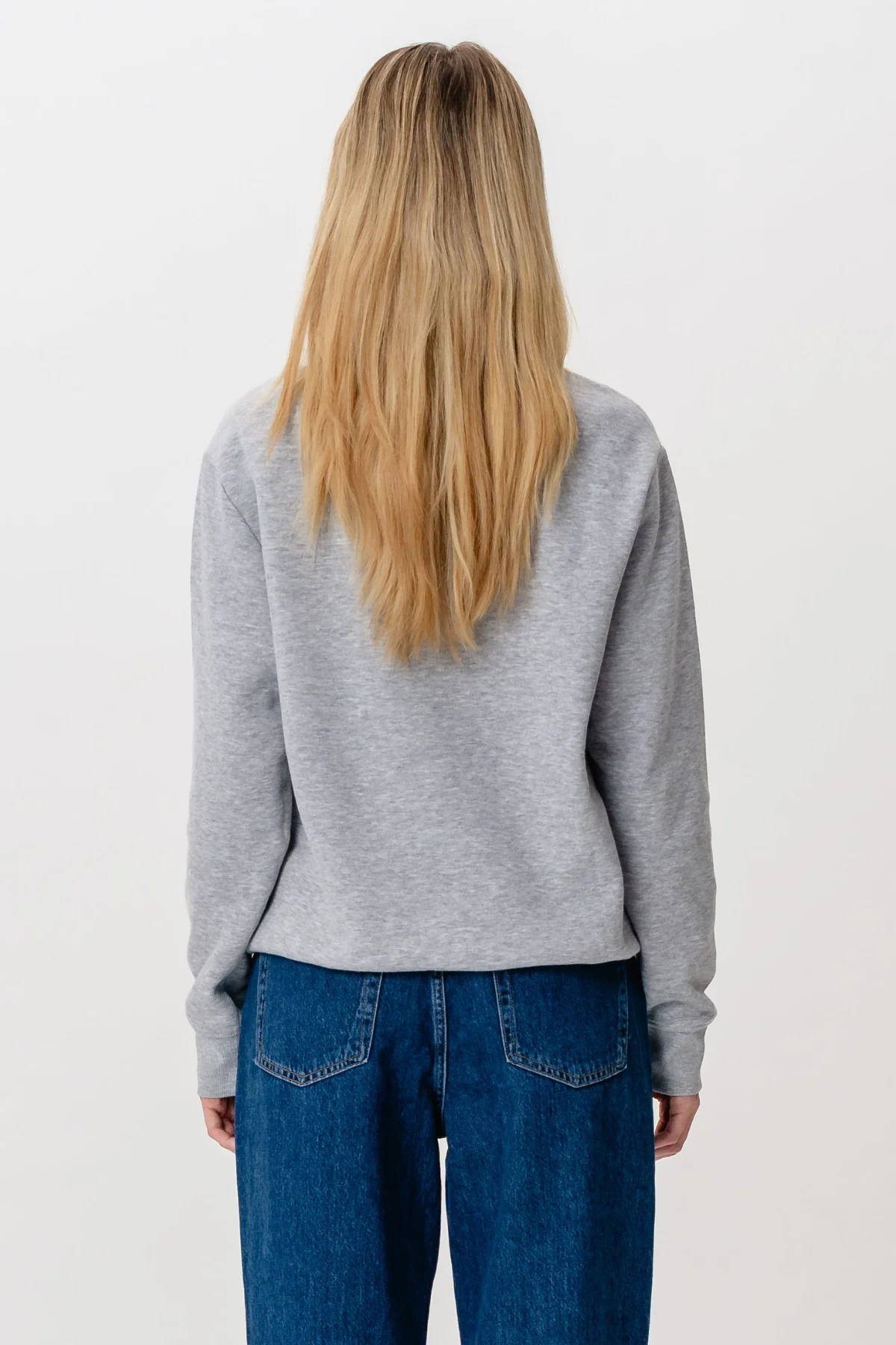 Schwere Crewneck - grau - Image 5