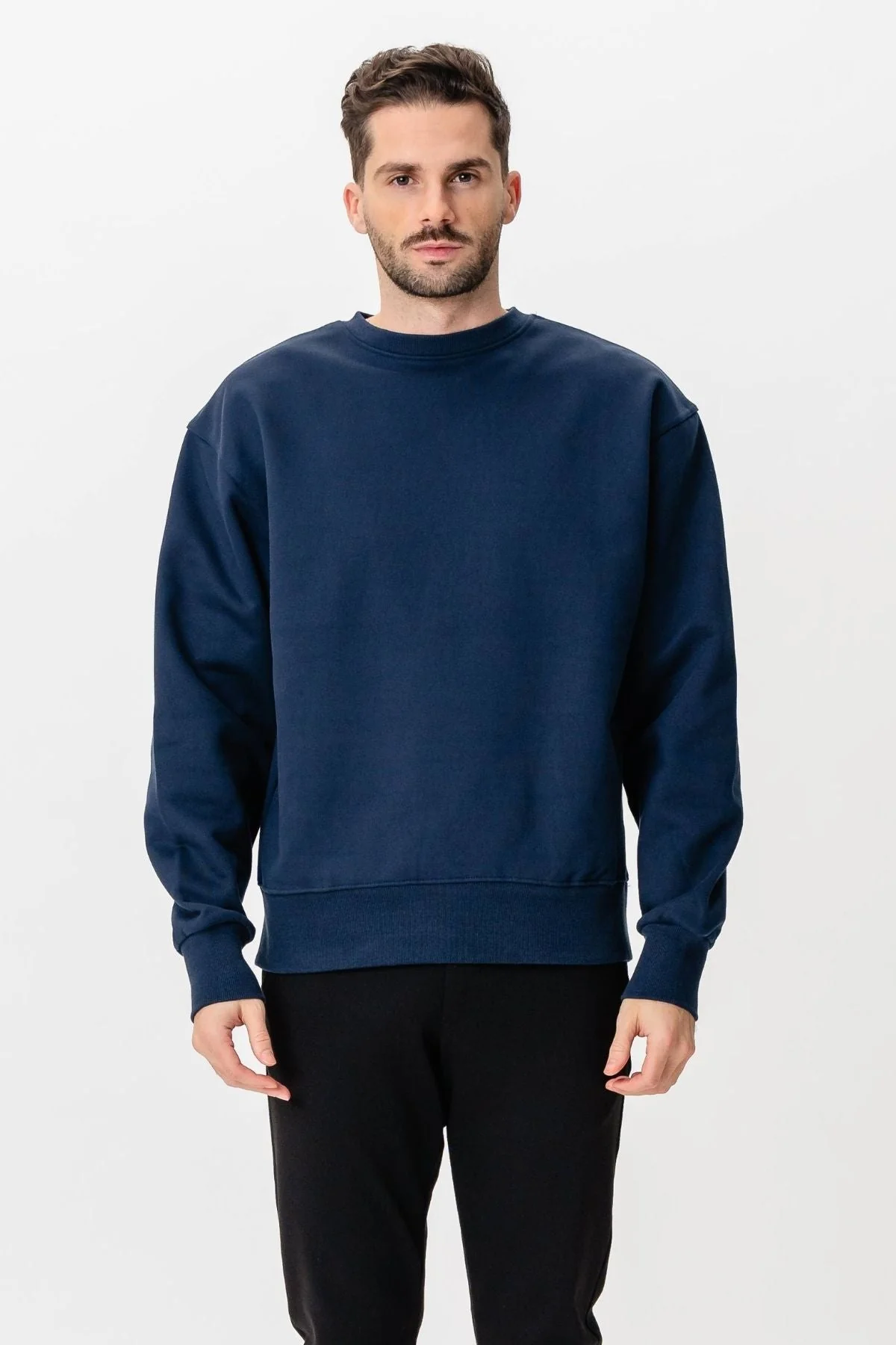 Schwere Crewneck - Marine