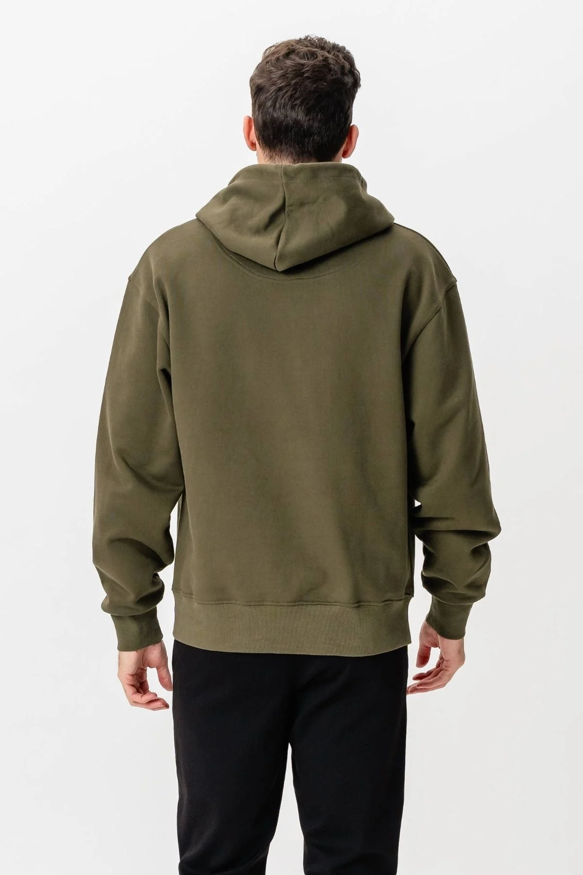 Schwerer Hoodie - Armee - Image 4
