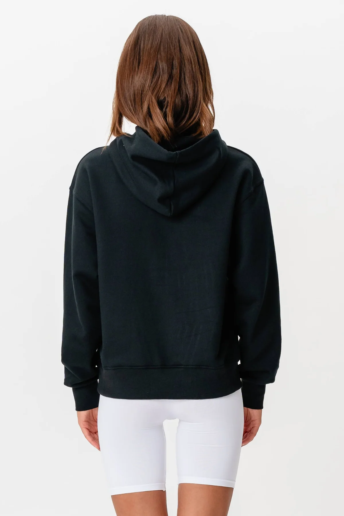 Schwerer Hoodie - Schwarz - Image 5