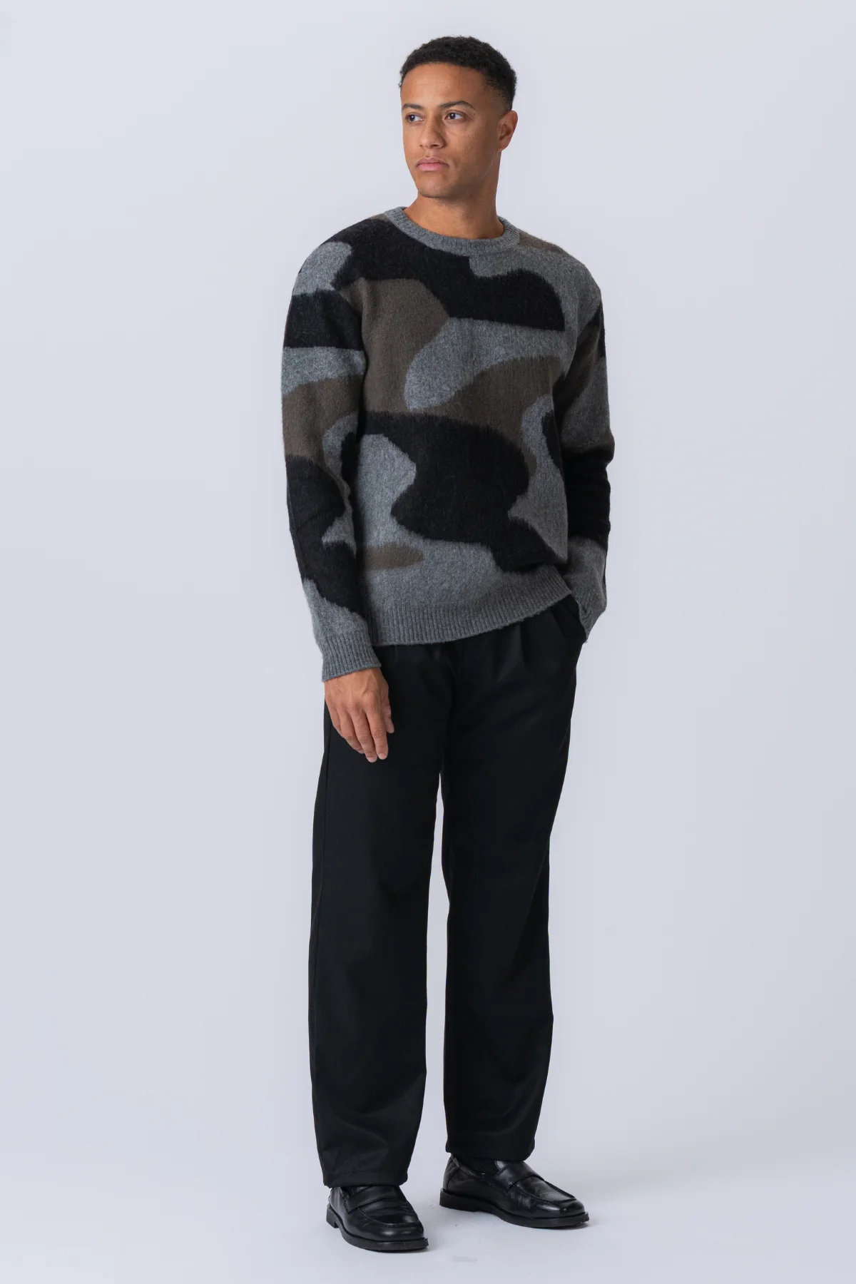 Sebastian Crew Neck Strick - Castlerock Mela - Image 4