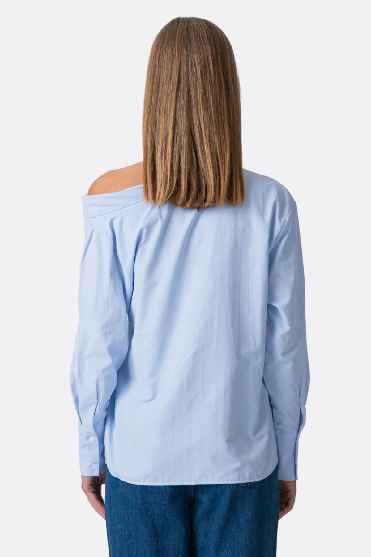Serena Oversized Hemd - hellblau - Image 4