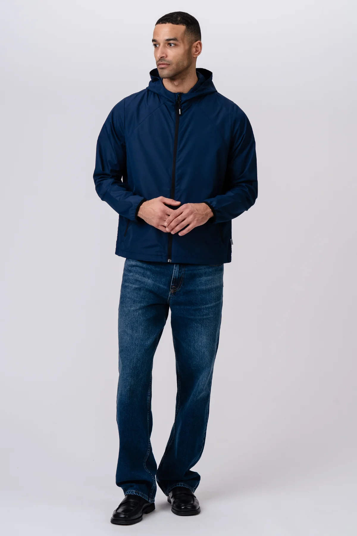 Shell-Jacke – Marineblau - Image 2