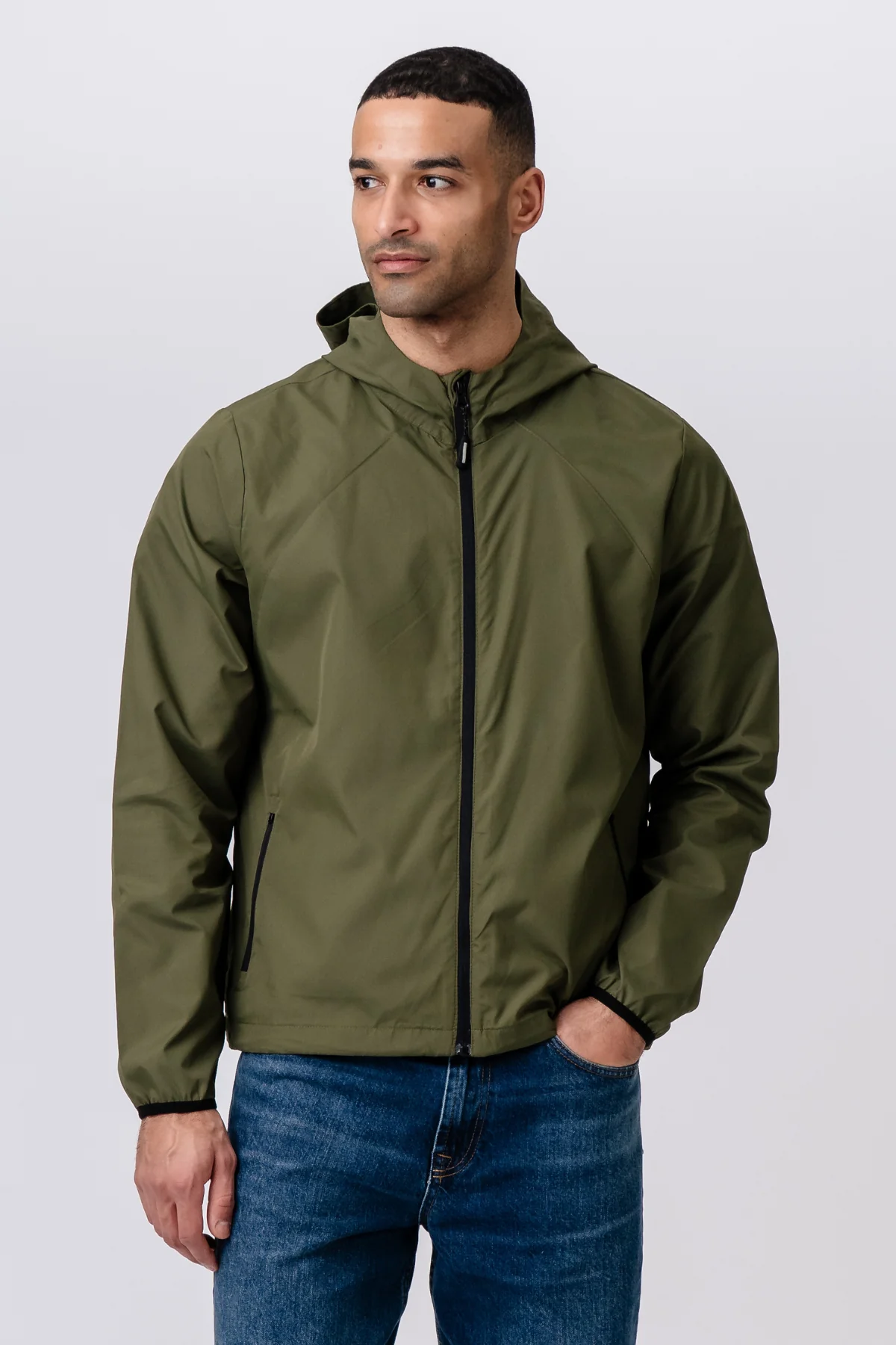 Shell-Jacke – Oliv