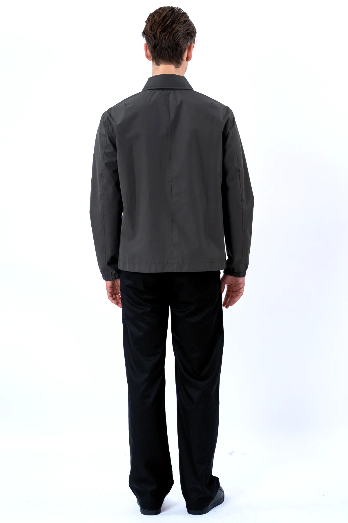 Kurze Jacke mit Reißverschluss – Grau - Image 5