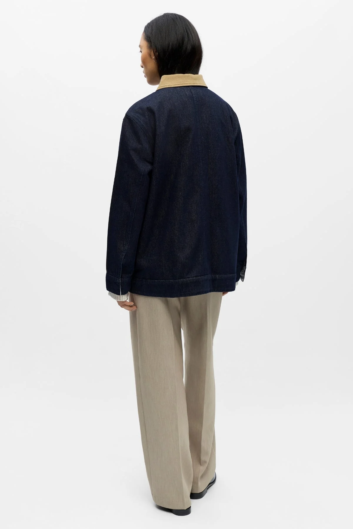 Sirenna Jeansjacke – Dunkelblauer Denim - Image 5