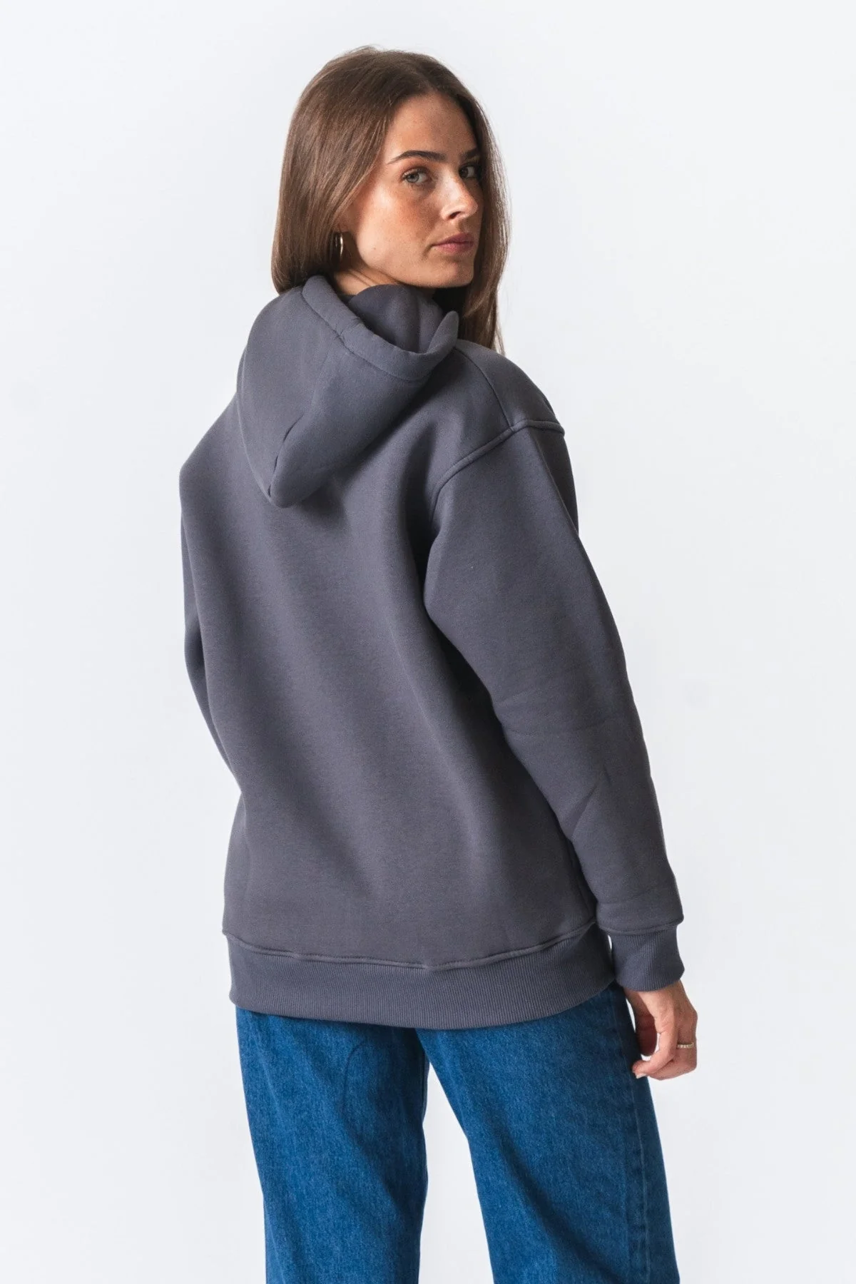 Stella Oversized Hoodie - Dunkelgrau - Image 6