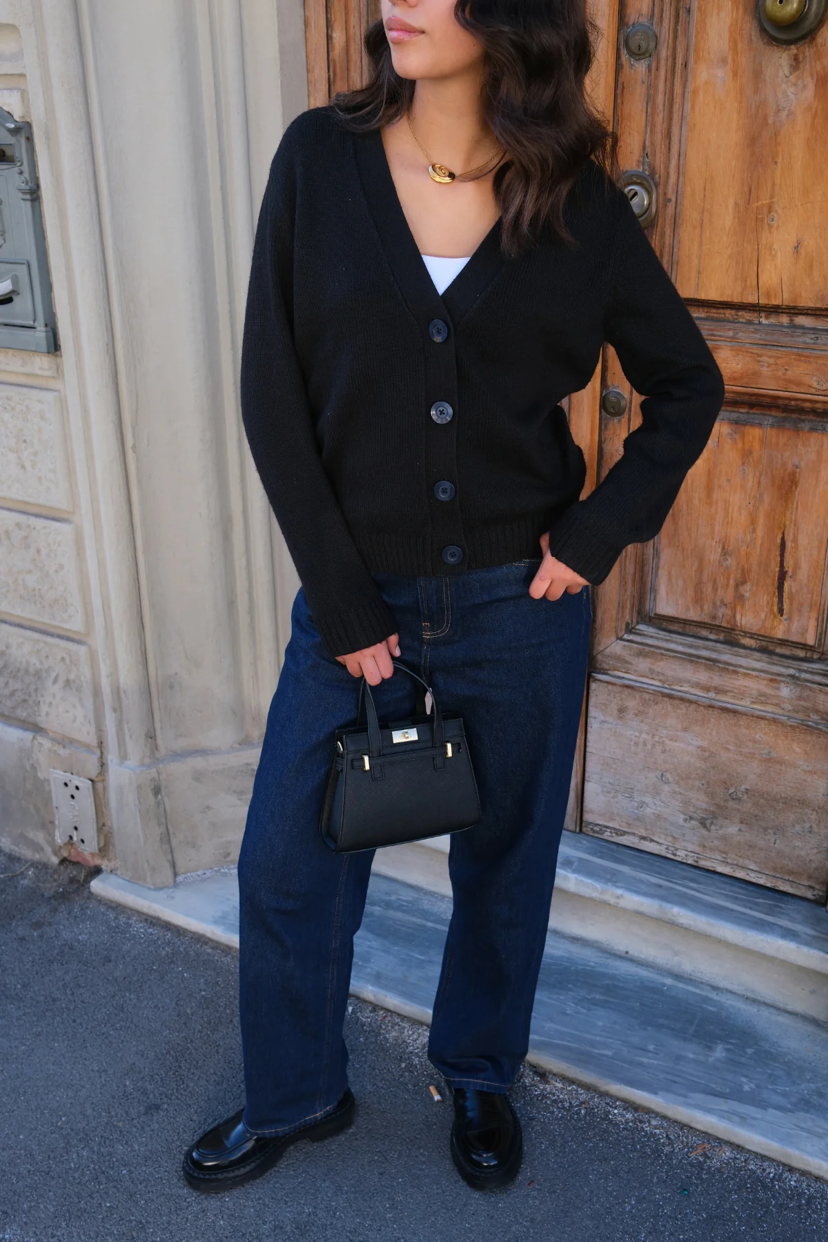 Strickjacke - schwarz - Image 4