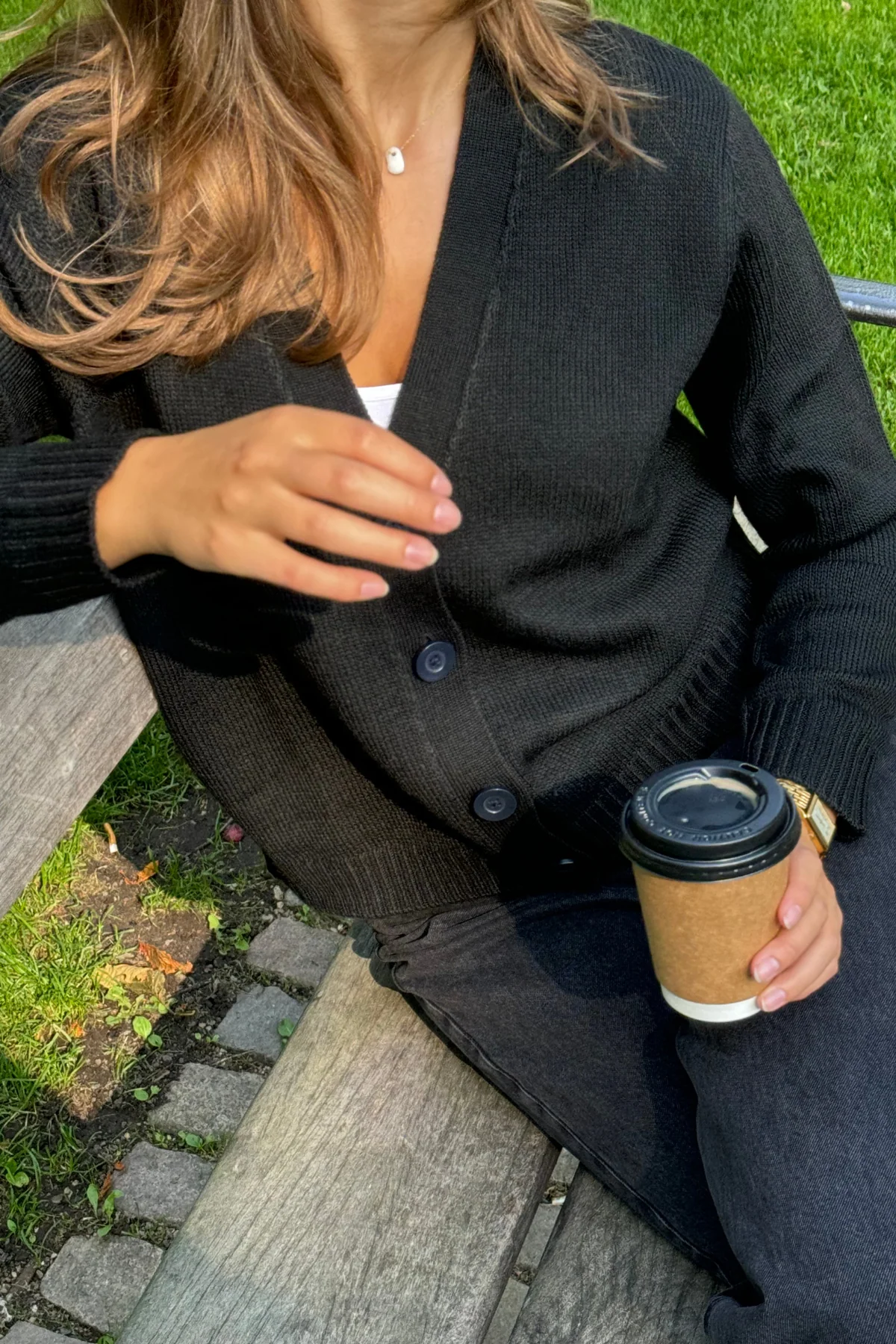 Strickjacke - schwarz - Image 7