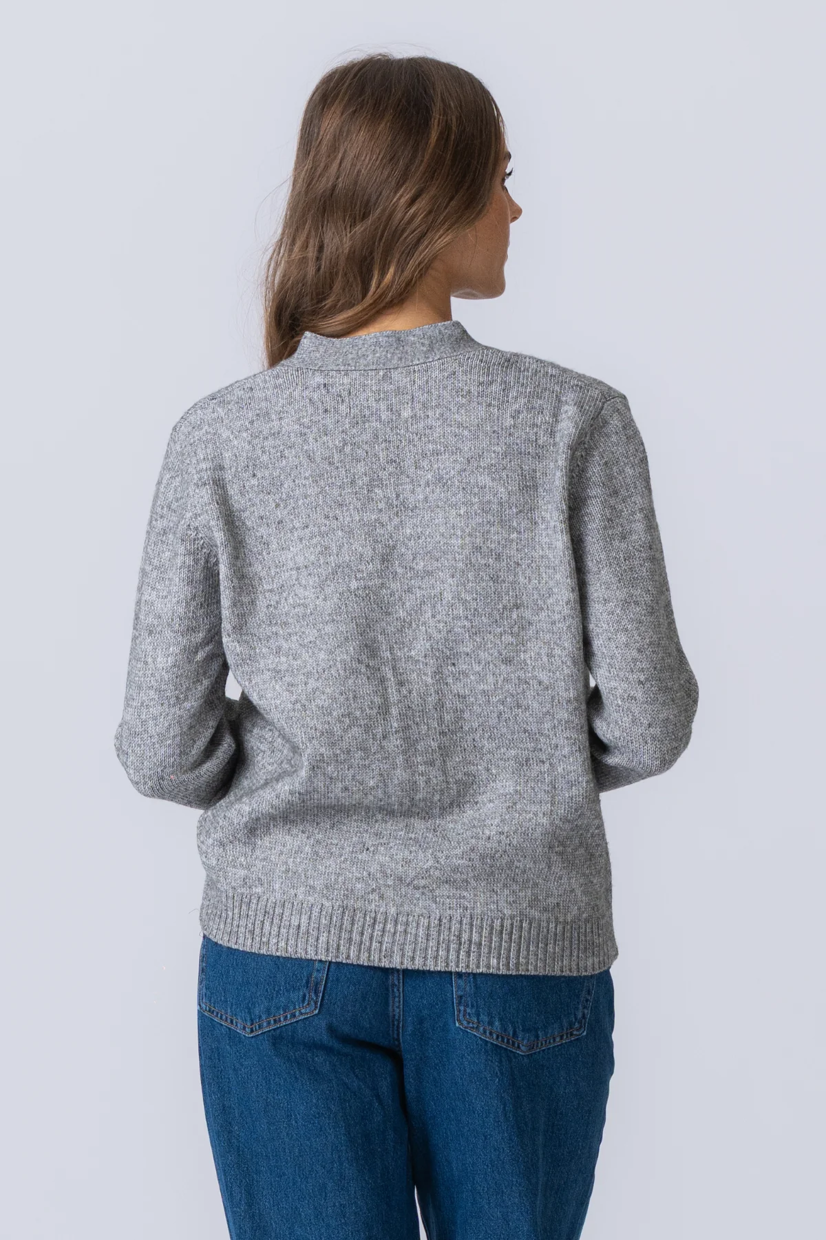 Strickjagd - hellgraue Melange - Image 6