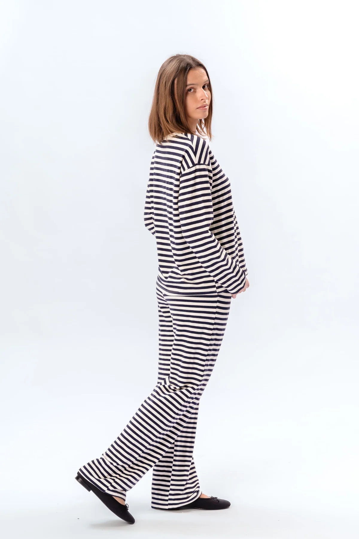 Gestrippt Pants - Blau - Image 4