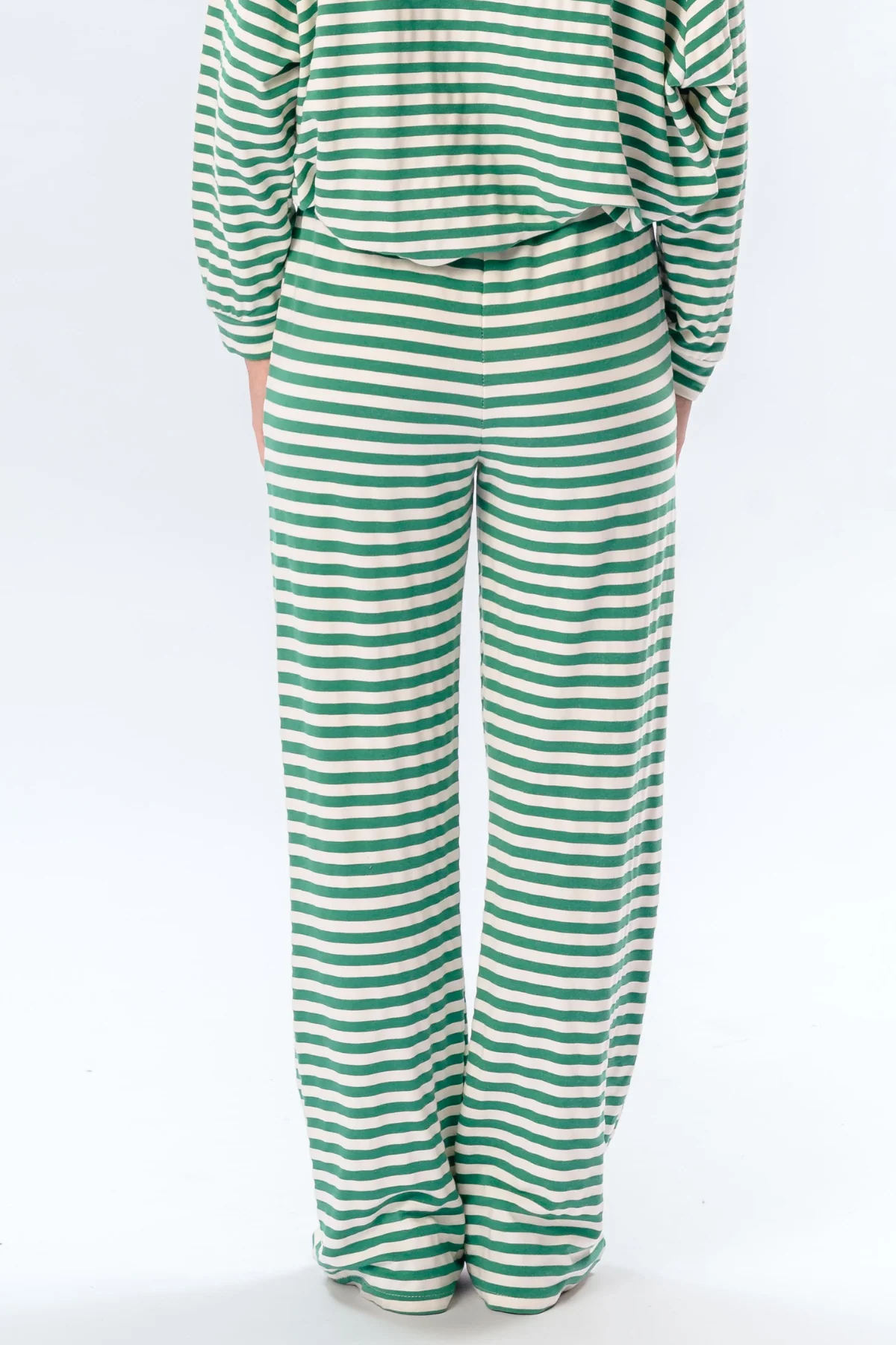 Gestrippt Pants - Grün - Image 6