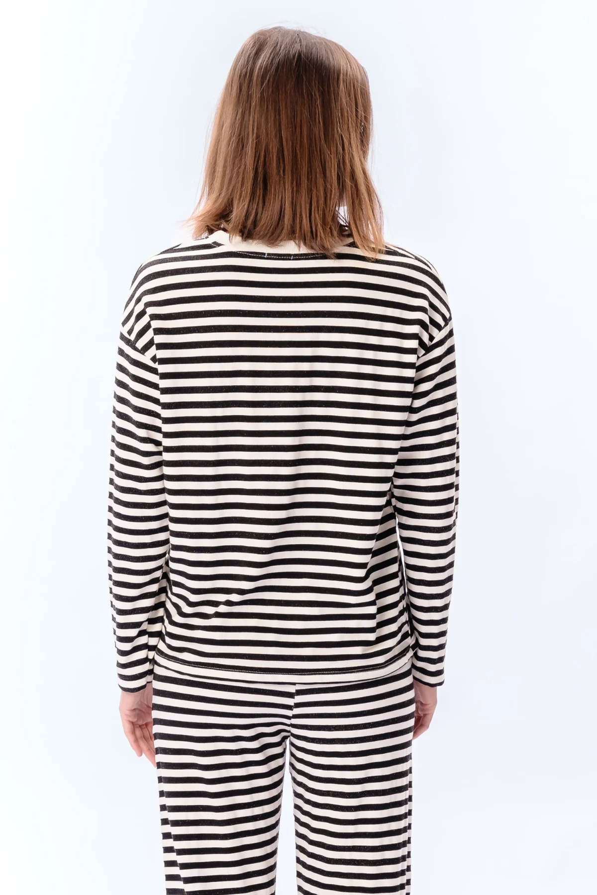 Gestreiftes Hemd - Schwarz - Image 6